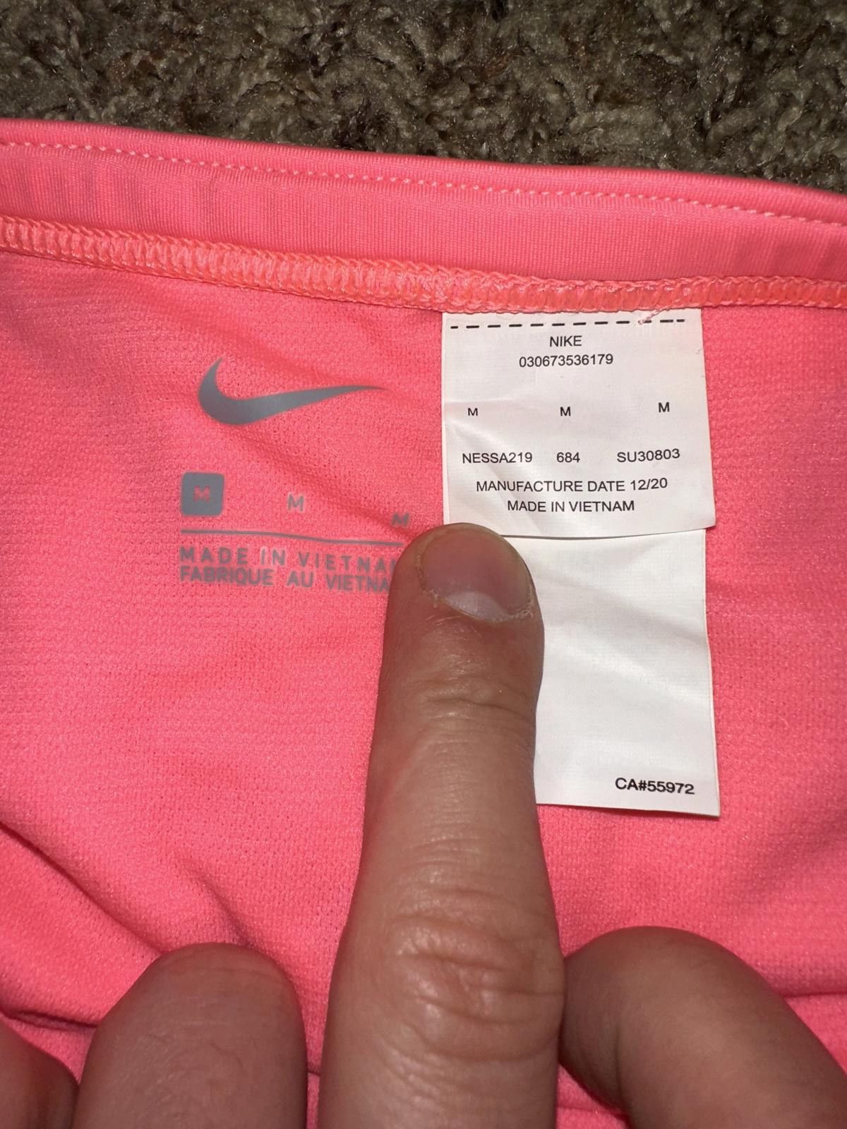 Nike Nike Bikini Women's Pink Swim Bottoms Size ONE SIZE - 2 Thumbnail