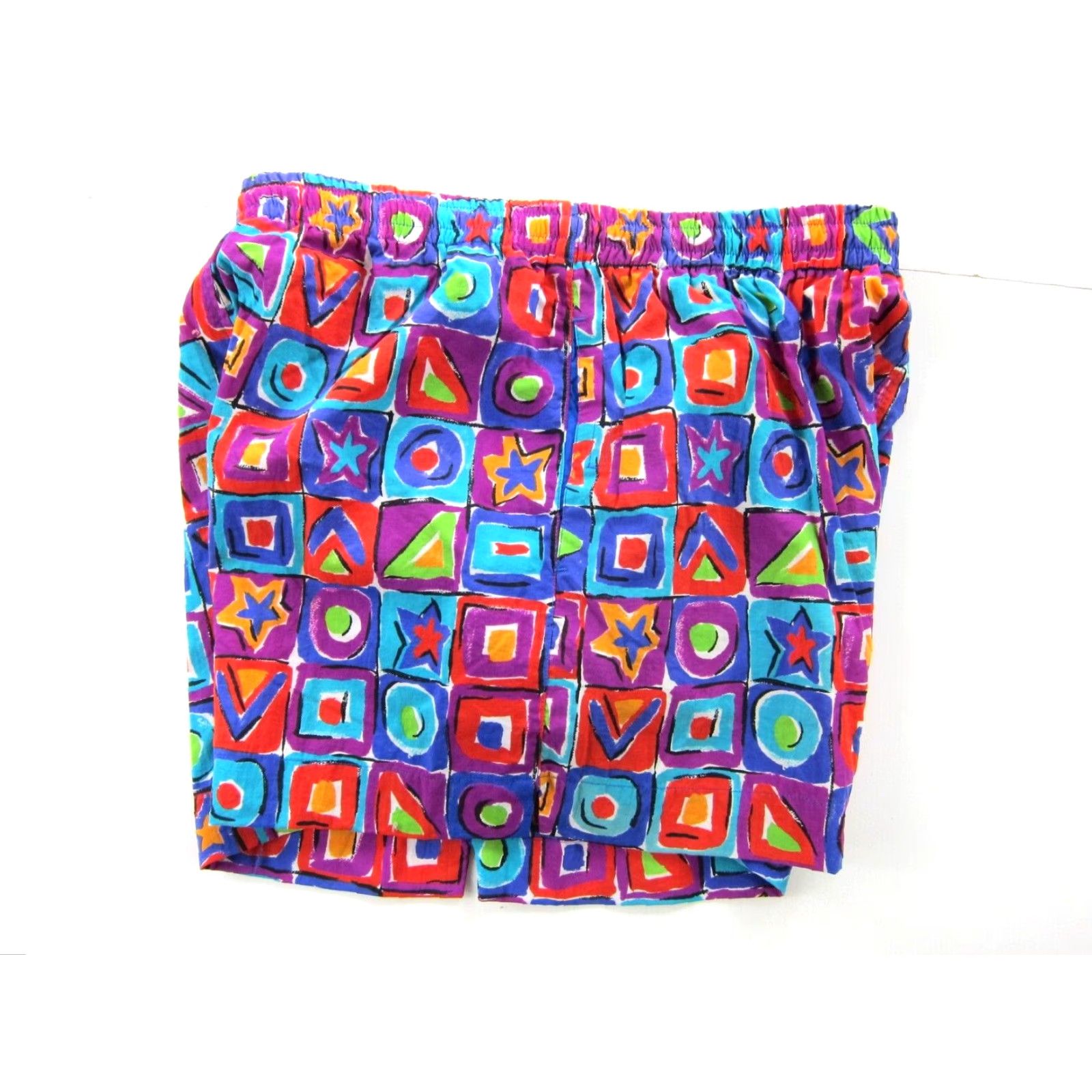 Liz Claiborne VINTAGE Liz Claiborne Sport Pink Blue Green Retro Pocket High Rise Short Women L Size 36" / US 14 / IT 50 - 5 Thumbnail