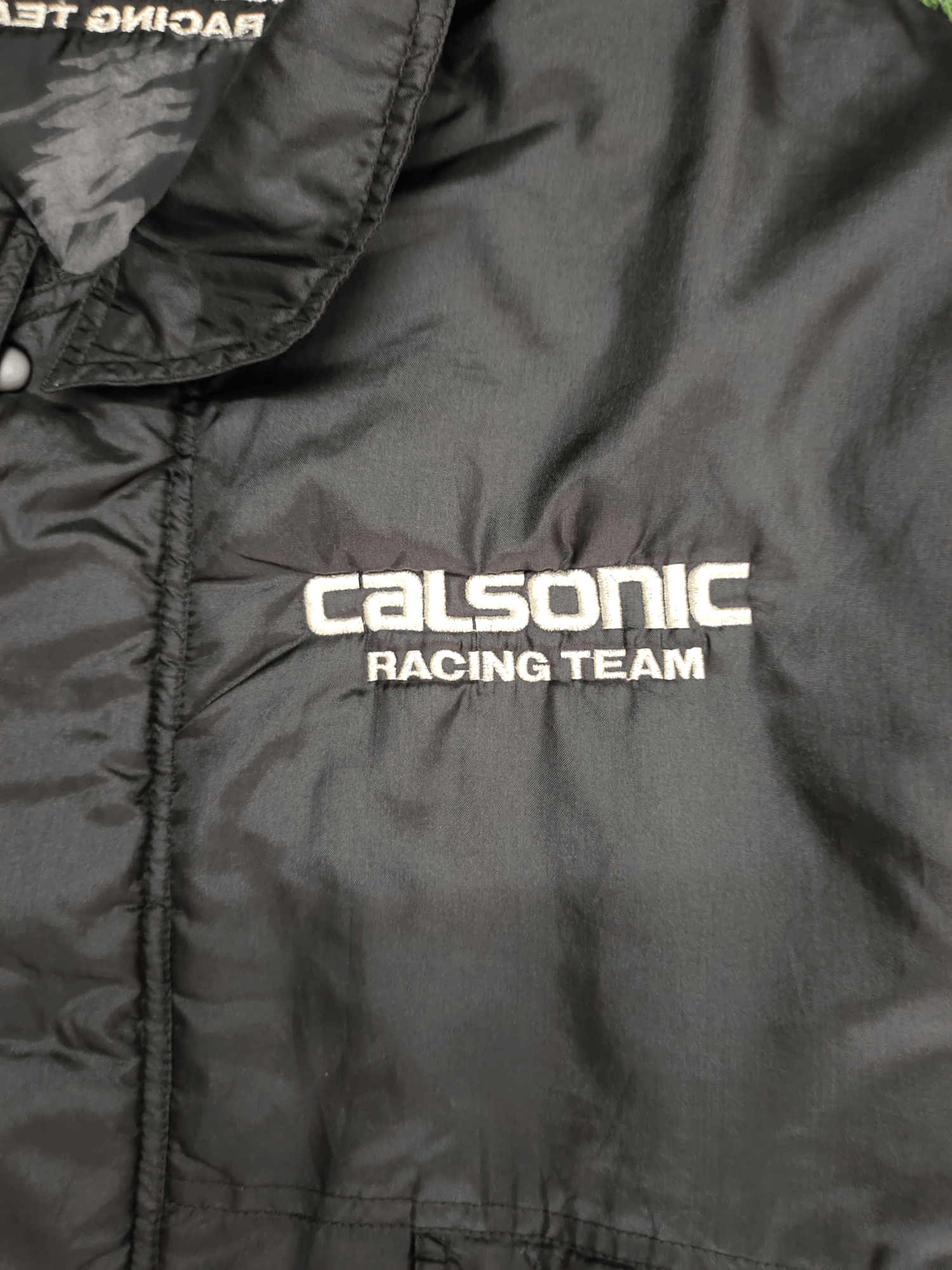 Vintage Vintage Calsonic Racing Team Embroidered Bomber Jacket Size US XL / EU 56 / 4 - 4 Thumbnail