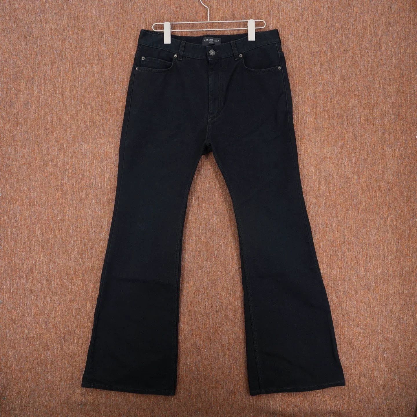 Balenciaga Balenciaga 24 Black Flared Denim Jeans Size US 26 / EU 42 - 1 Thumbnail