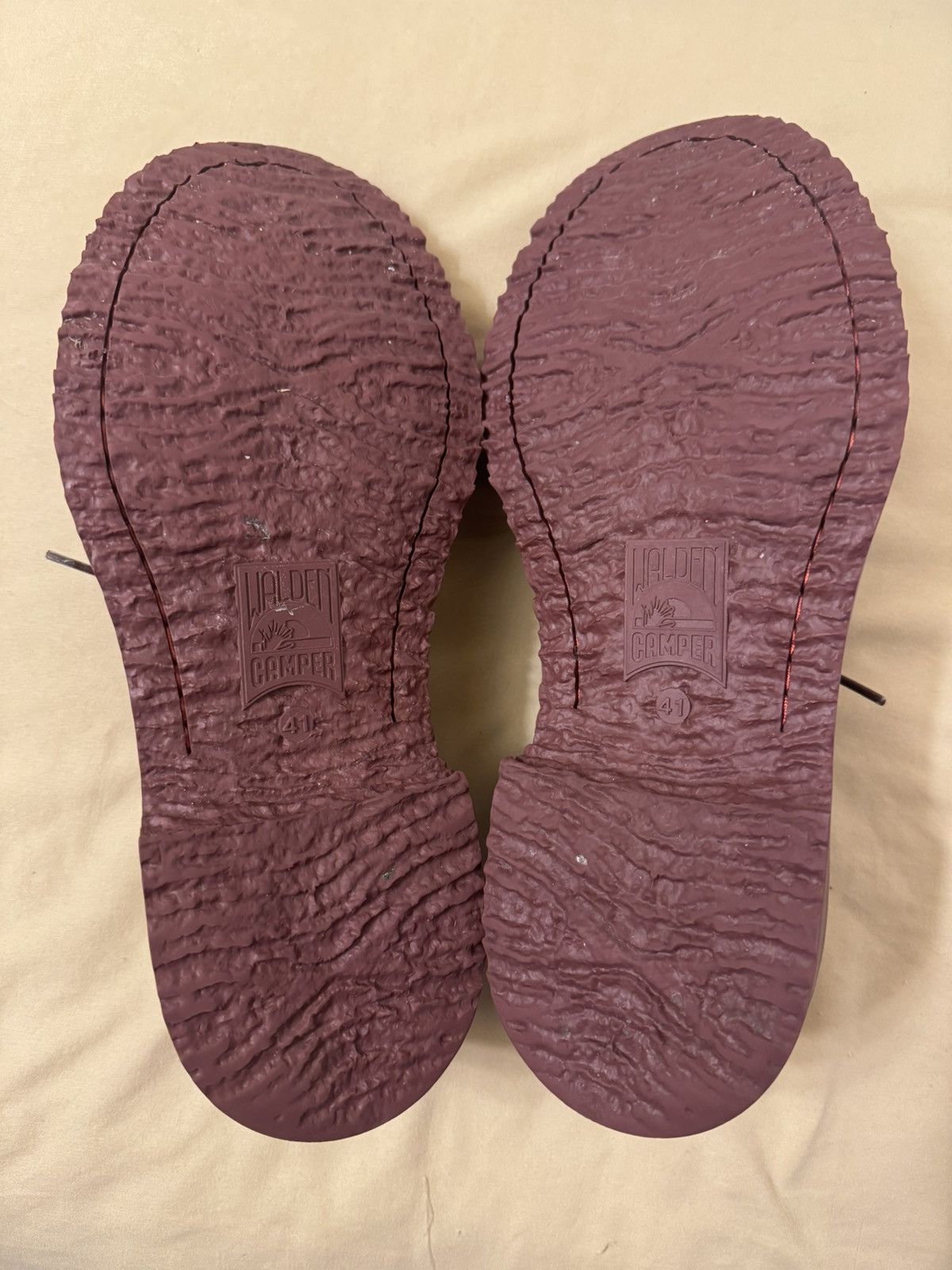 Camper Camper Burgundy Derbies Size US 11 / IT 41 - 7 Thumbnail