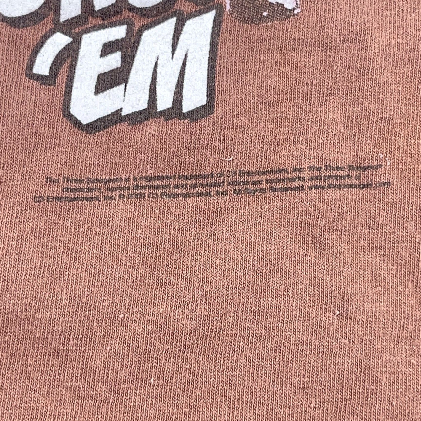 Gildan Vintage Y2K Three Stooges Shirt Men XL Brown Tee Movie TV Show Promo Stooge Shirt Size US XL / EU 56 / 4 - 3 Thumbnail
