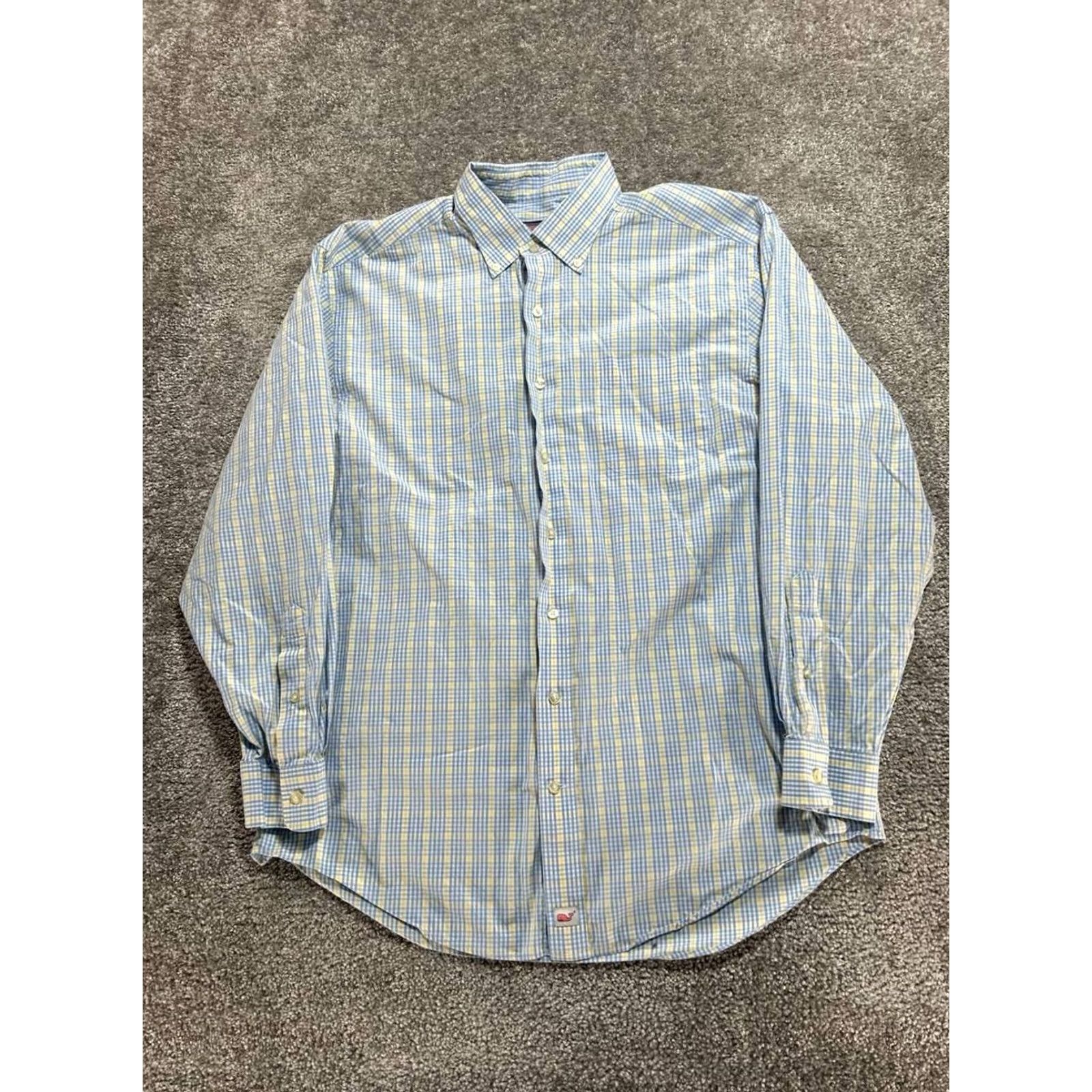 Vineyard Vines Vineyard Vines Murray Shirt Mens Multicolor Plaid Cotton Whale Logo Embroidered Shirt Size US L / EU 52-54 / 3 - 2 Thumbnail