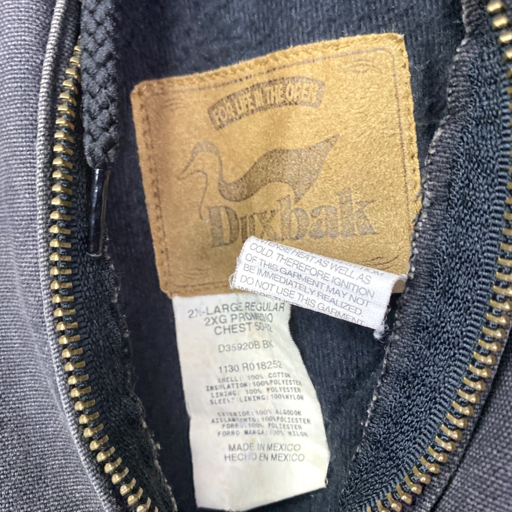 Vintage VINTAGE Duxbak Jacket Mens 2XL Black Hooded Grunge Chore Canvas Faded Size US XXL / EU 58 / 5 - 2 Thumbnail