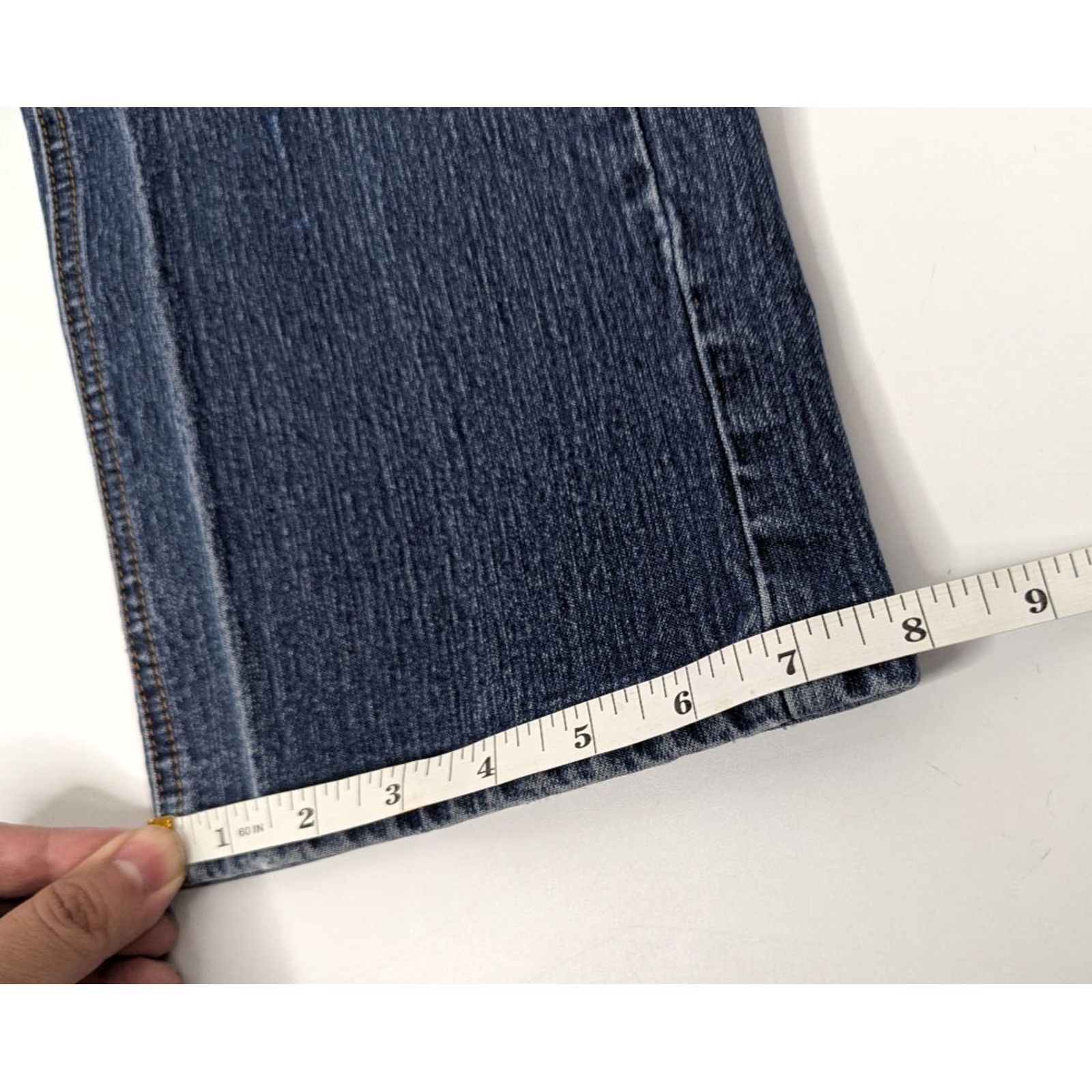 Fubu VINTAGE FUBU Jeans Women Blue 11/12 Size 11/12 5-Pocket Straight Low Rise Denim Cotton Polyester Spandex Jeans Women Size 32" / US 10 / IT 46 - 7 Thumbnail