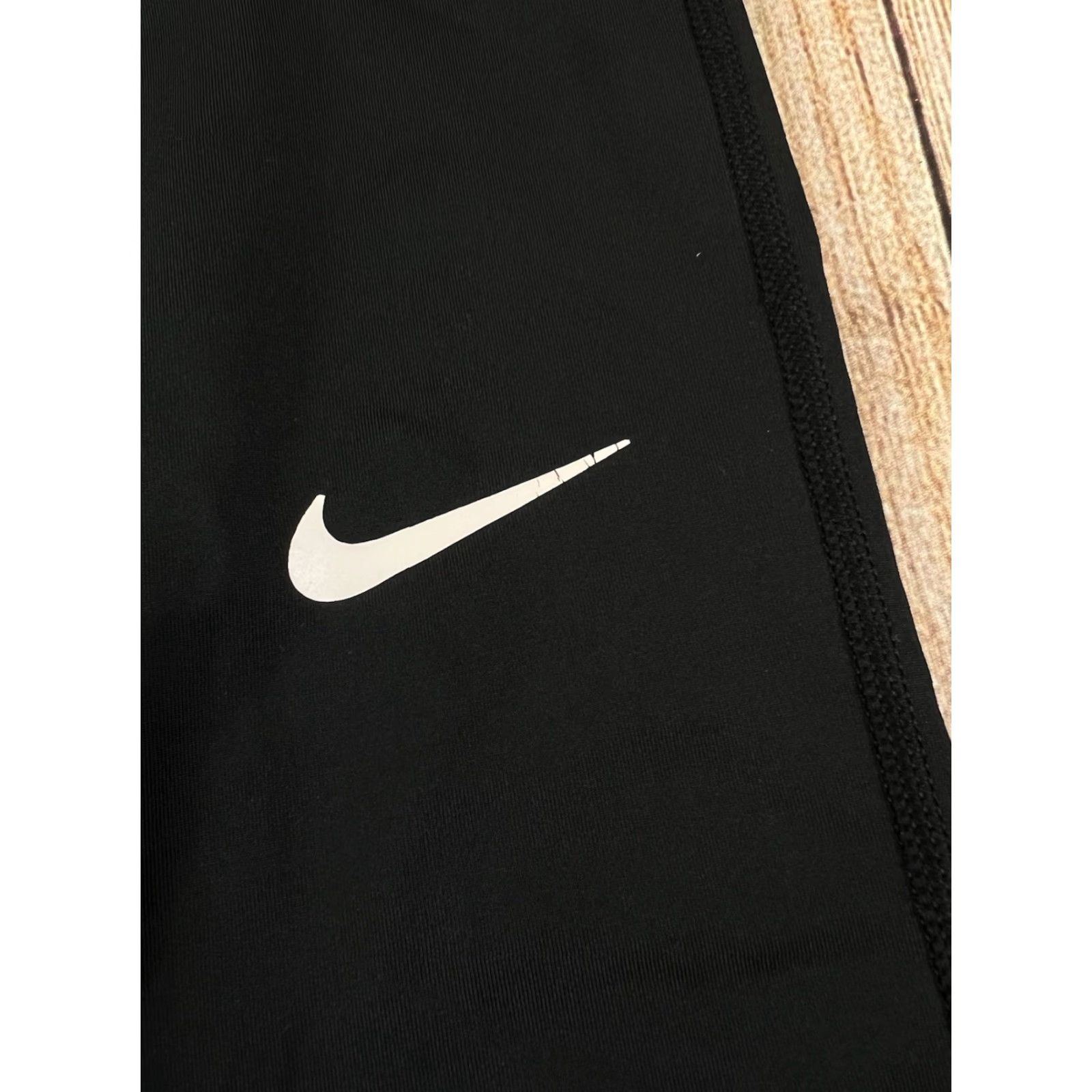 Nike Nike Pro Intertwist Crossover Dri Fit High Waist Tights AJ3927 Medium Black Womens Size ONE SIZE - 4 Thumbnail