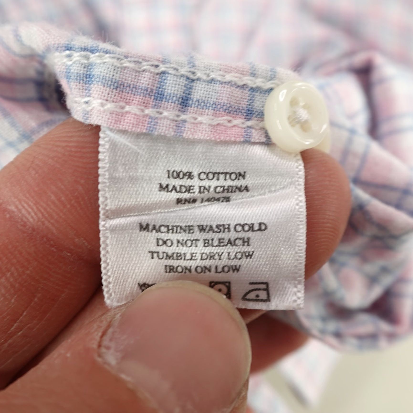 Faherty Faherty Shirt Mens Large Pink Plaid Button-Down Lightweight Cotton Casual Size US L / EU 52-54 / 3 - 4 Thumbnail