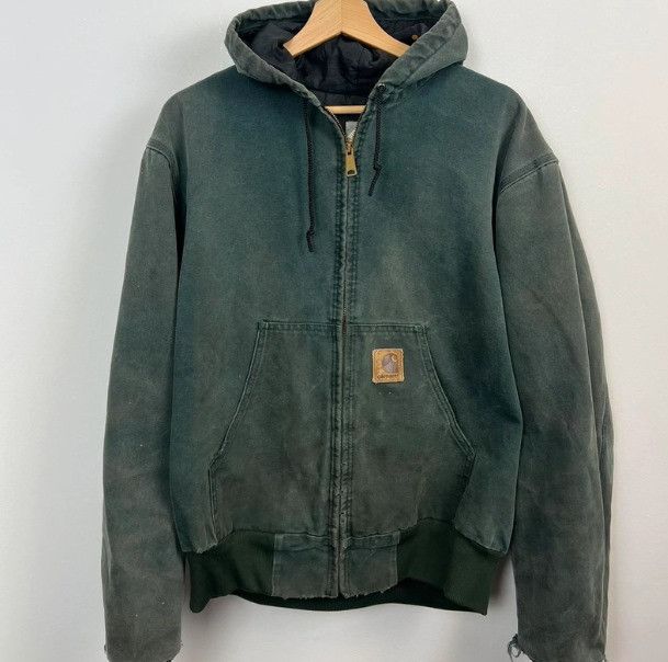 Carhartt Vintage Green Carhartt Active Jacket,L men’s,Vintage Size US L / EU 52-54 / 3 - 4 Thumbnail