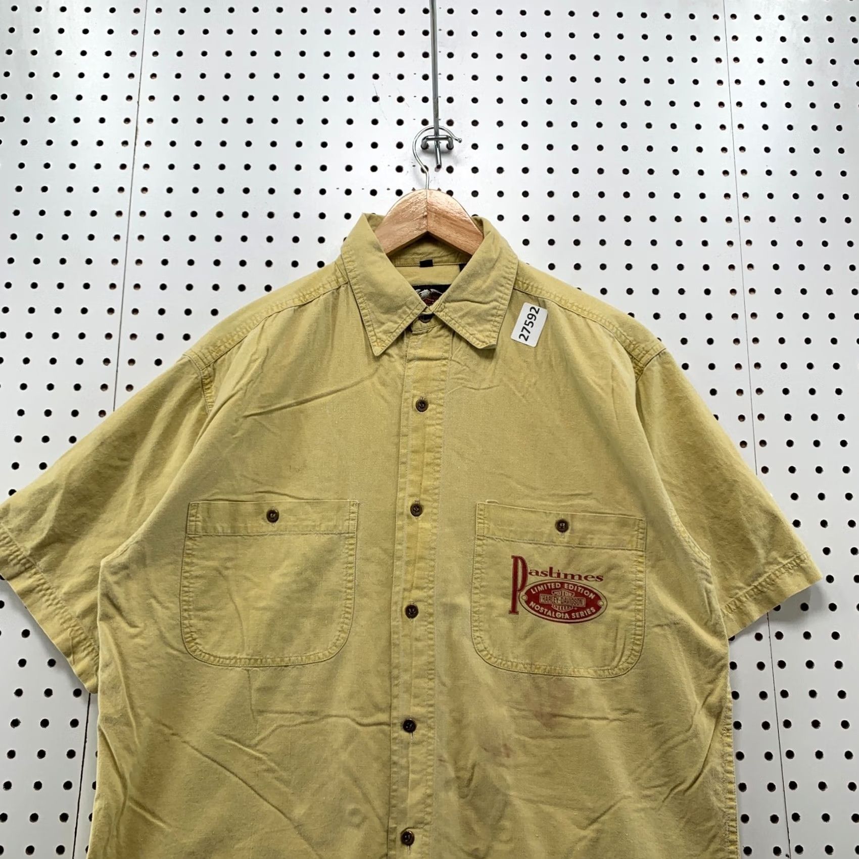 Harley Davidson Harley Davidson Yellow Shirt Limited Edition Nostalgia Series Mens Medium Button-Up Size US M / EU 48-50 / 2 - 3 Thumbnail