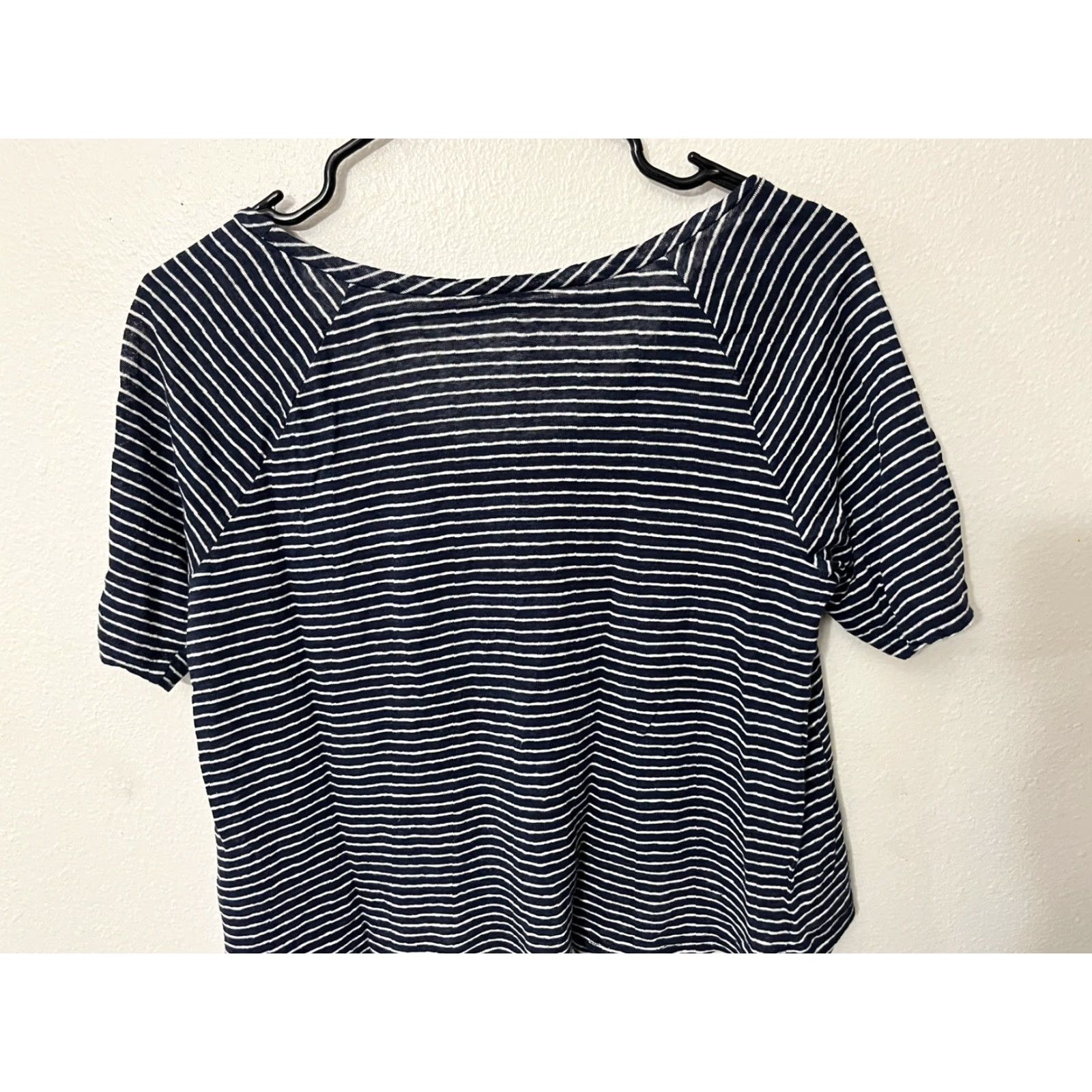 Juicy Couture JUICY COUTURE Women's Medium Multi-Color Striped Blouse T-Shirt, Short Sleeve, Casual Size M / US 6-8 / IT 42-44 - 3 Thumbnail