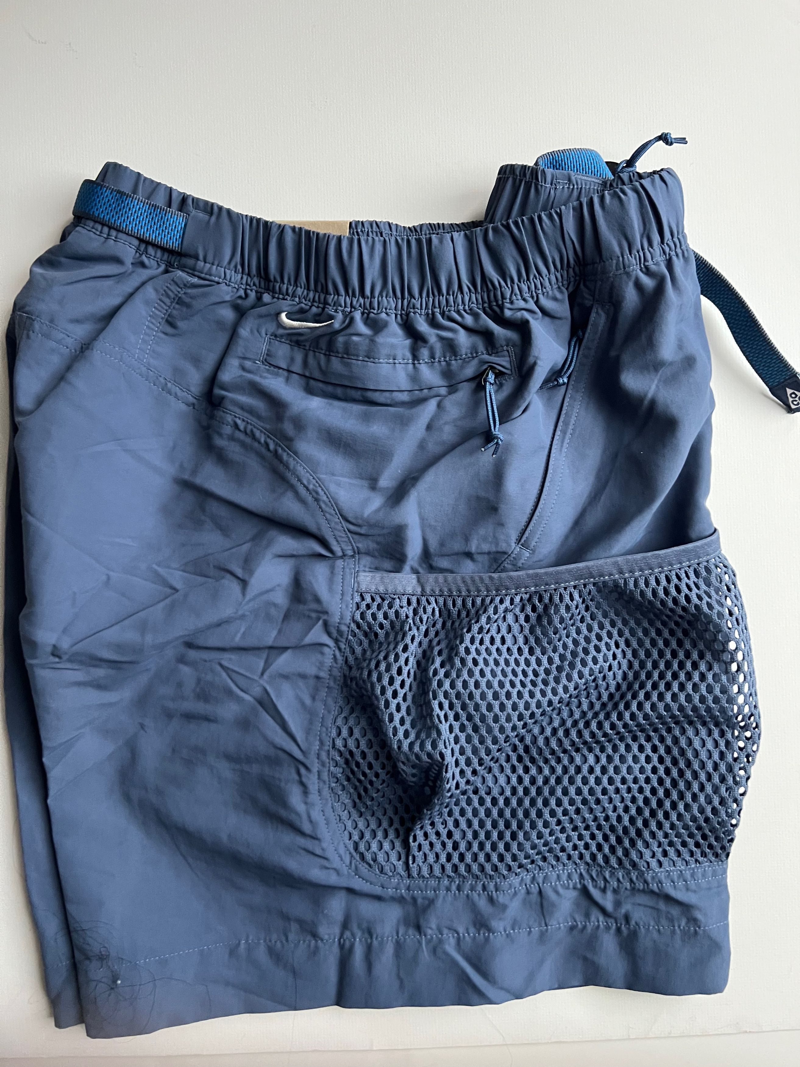 Nike ACG Nike ACG Snowgrass Hiking Shorts - Blue - Size XL (NWT) Size US 36 / EU 52 - 11 Thumbnail