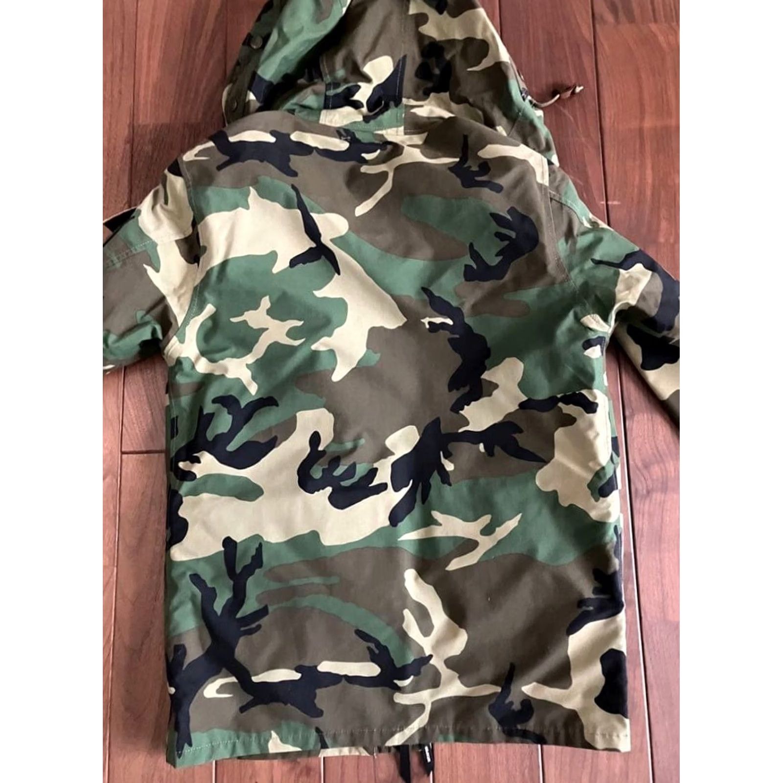Wtaps WTAPS Jacket ECWCS 13SS 131GWDT-JKM02 Green Black Size:S Mens Nylon Tafteta Tetramex 68x48x44 Used Woodland 90s 2000s Size US S / EU 44-46 / 1 - 2 Thumbnail