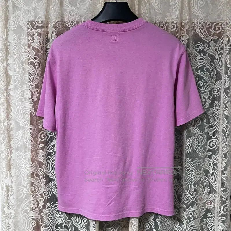 AMI AMI Pink Cotton Women's T-shirt . Size S / US 4 / IT 40 - 2 Thumbnail