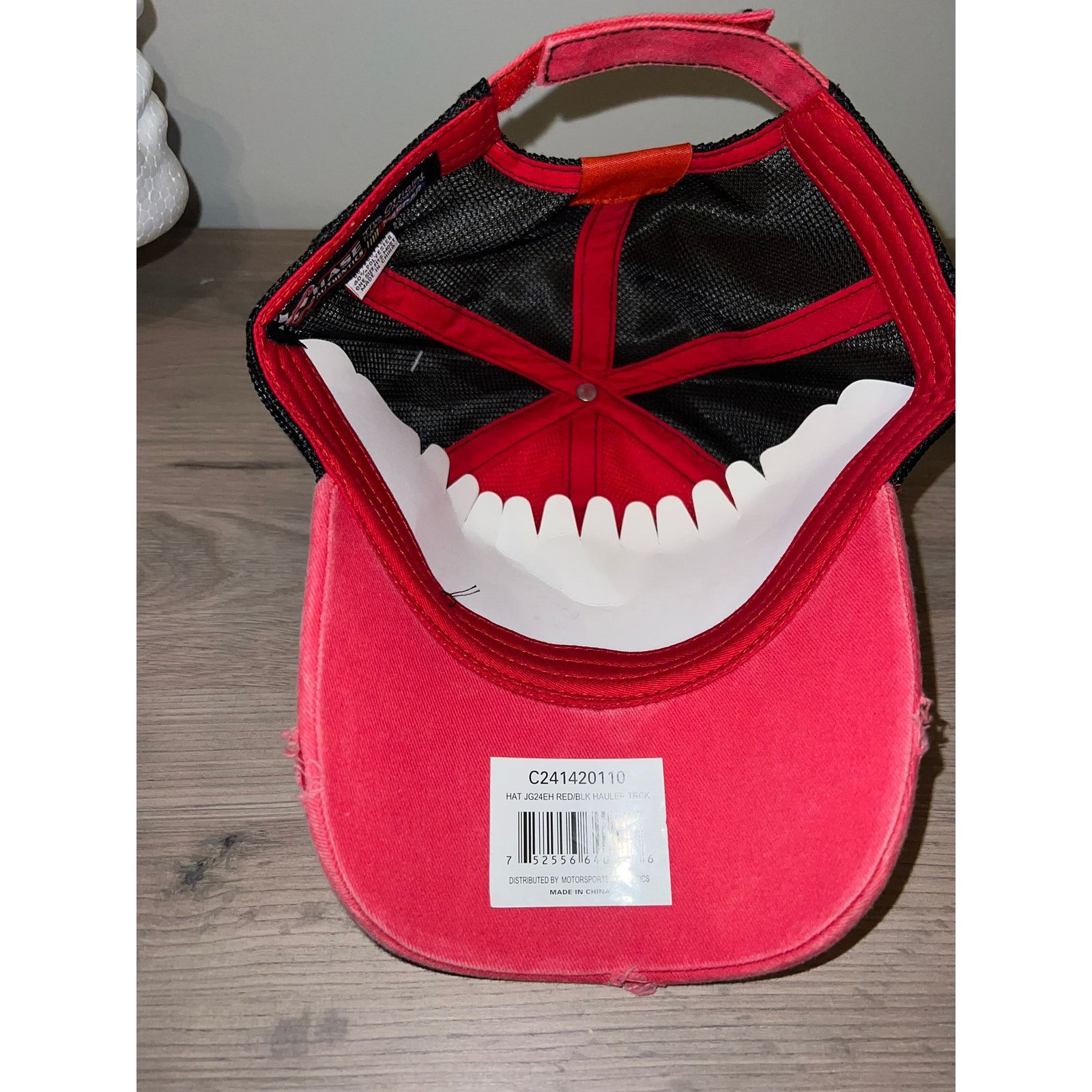 Chase Authentics Nascar Jeff Gordon Hat #24 Red Black Chase Authentics Cap Size ONE SIZE - 7 Thumbnail