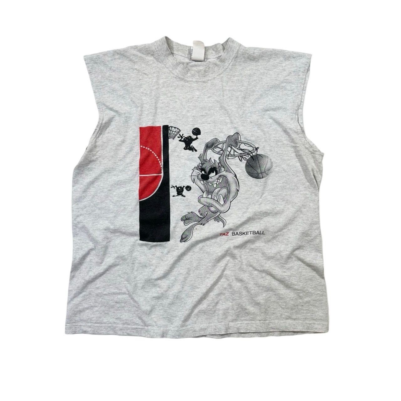 Vintage Vintage 90s Taz Basketball Big Print Sleeveless Graphic Size US L / EU 52-54 / 3 - 1 Thumbnail