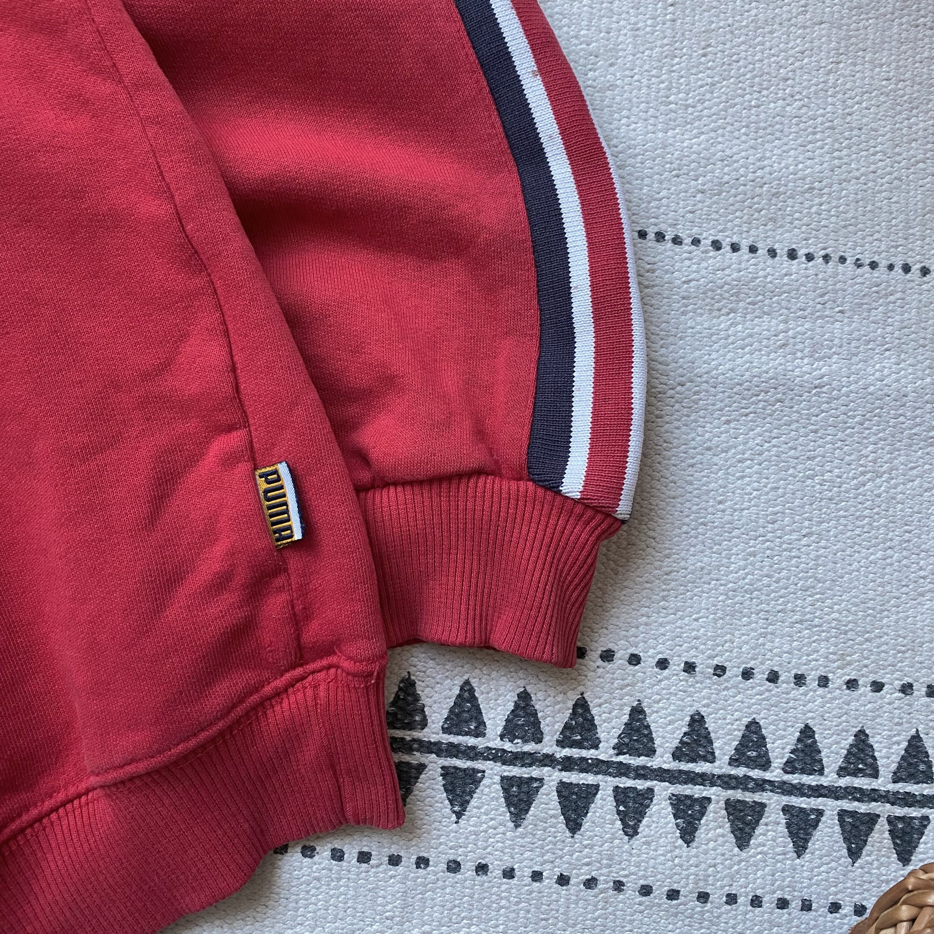 Puma 🔥 Rare Vintage 80s Puma King Boxy sweatshirt Cropped Size US L / EU 52-54 / 3 - 4 Thumbnail