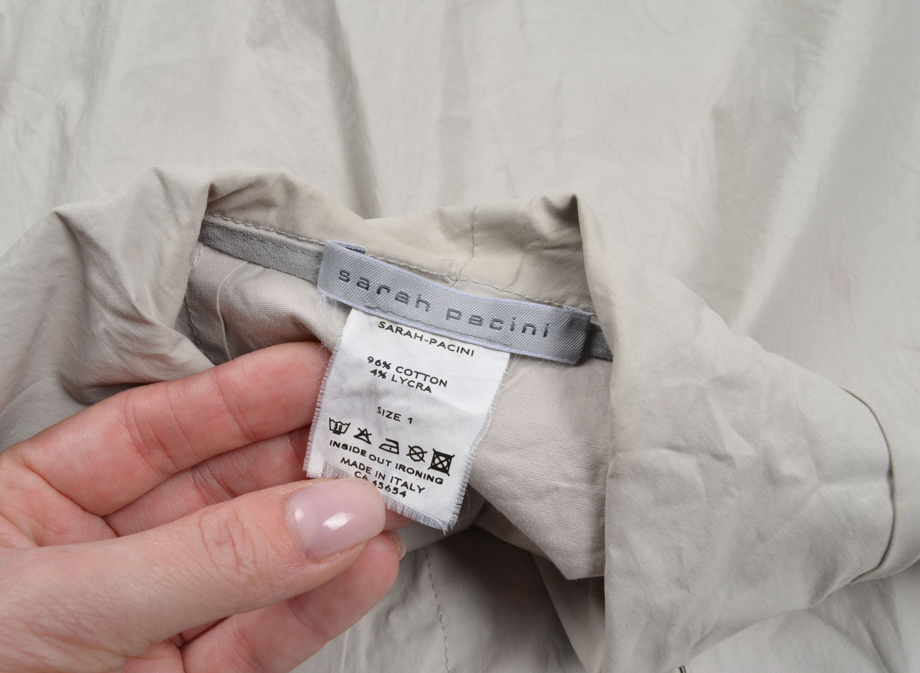 Sarah Pacini Vintage Sarah Pacini Avant Grade Gray Tunic Vest Size S / US 4 / IT 40 - 7 Thumbnail