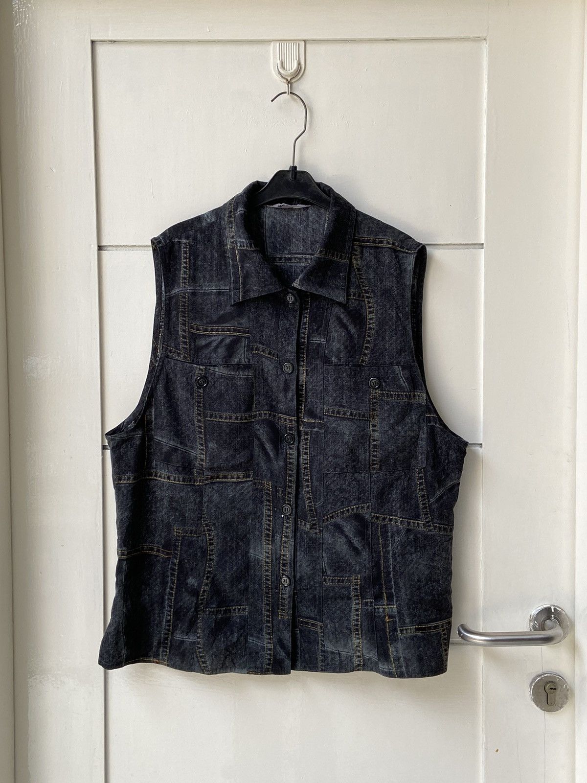 Designer × Japanese Brand BARMARNE Black Vest Size US M / EU 48-50 / 2 - 9 Thumbnail