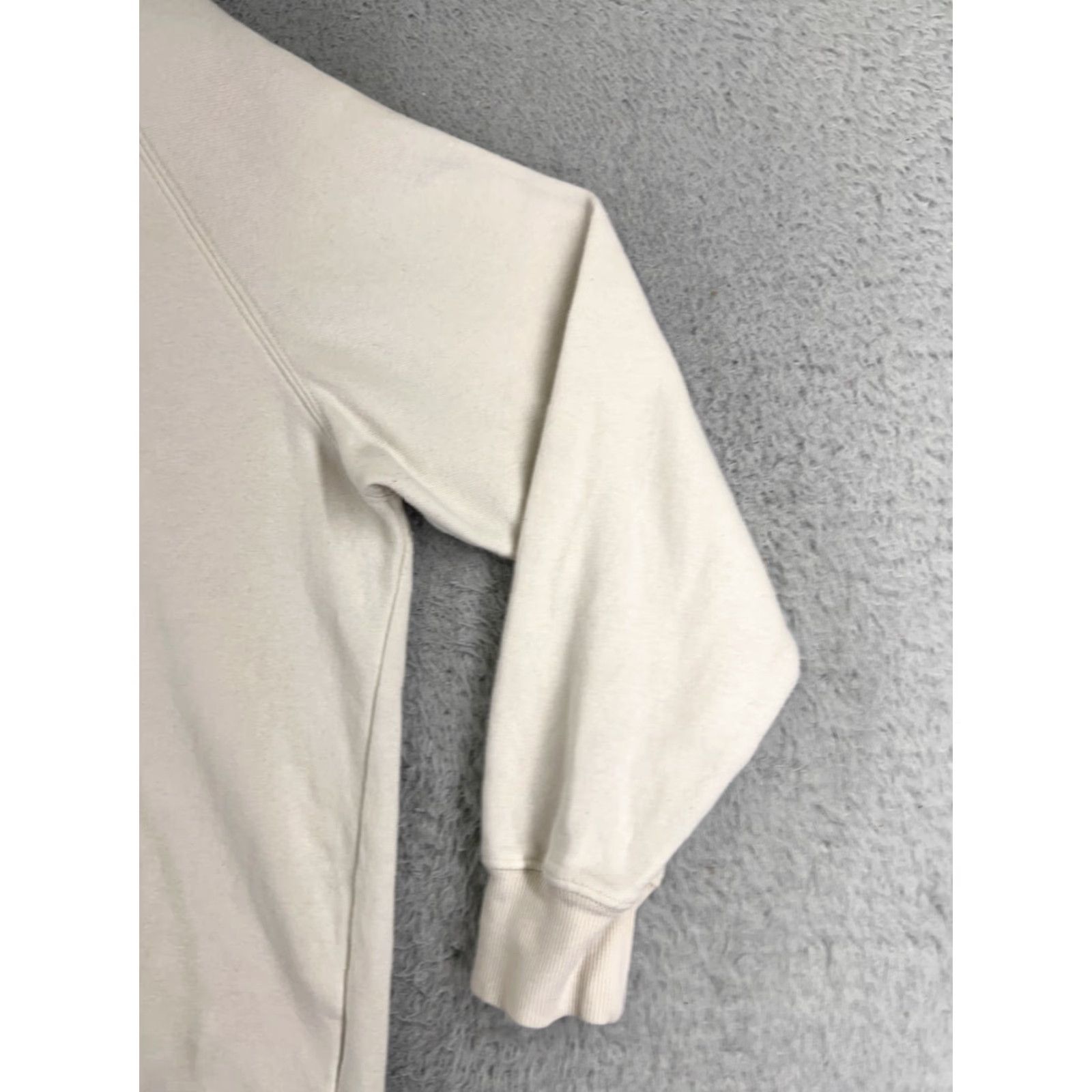 The North Face The North Face Be IG Beige Pullover Hoodie Womens Large Cotton Blend Pocket Sweatshirt Shirt Size L / US 10 / IT 46 - 2 Thumbnail