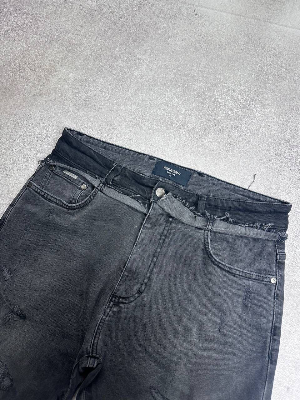 Represent Clo. Represent Slim Fit Distressed Jeans Y2K 32 Size US 32 / EU 48 - 4 Thumbnail