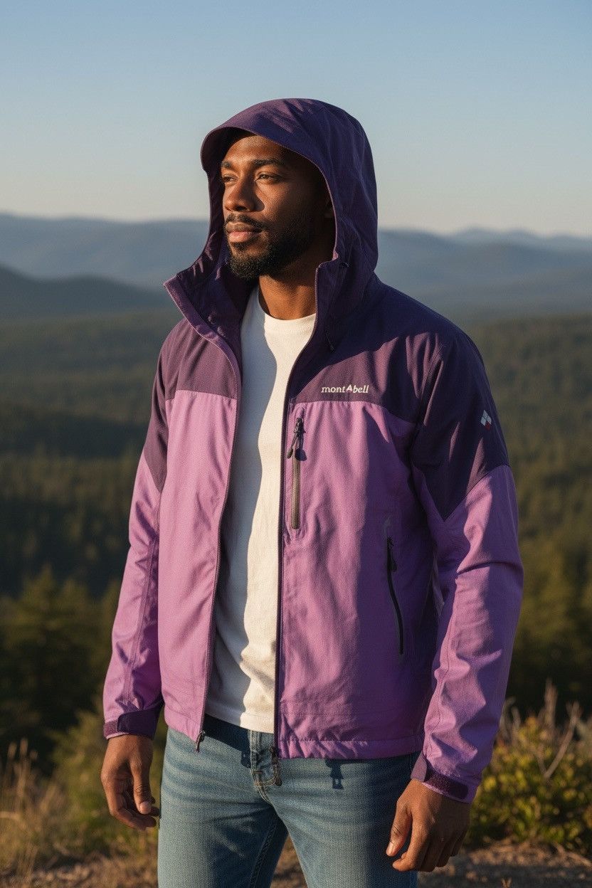 Goretex Montbell Goretex Windbreaker Jacket Light Color Design Size US L / EU 52-54 / 3 - 2 Thumbnail