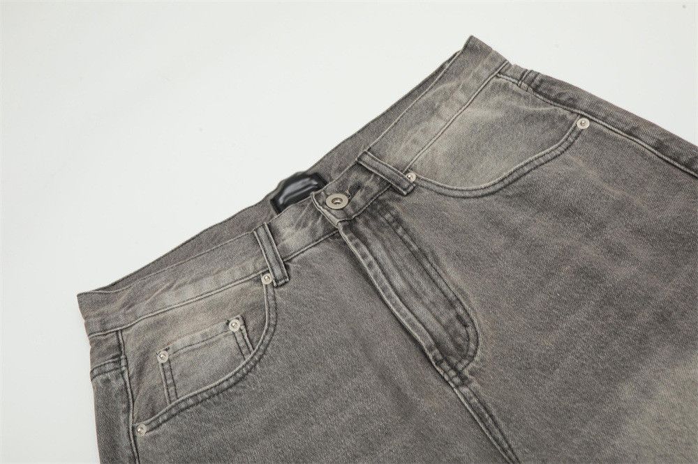 Vintage Men's American retro distressed washed gradient jeans Size US 32 / EU 48 - 3 Thumbnail