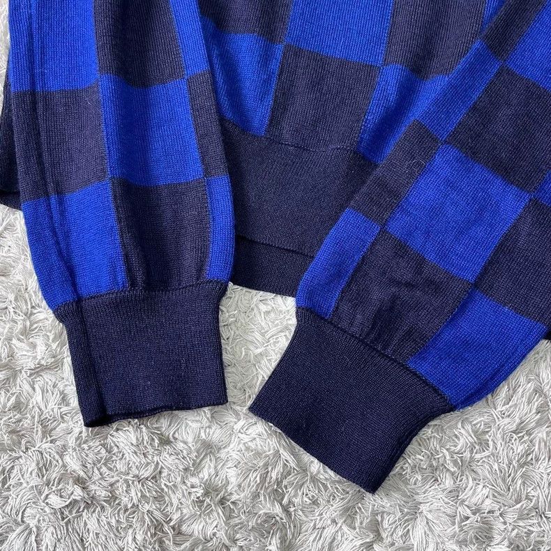 Comme des Garcons Comme Des Garcons Checkerboard Textured Sweater Size XS / US 0-2 / IT 36-38 - 4 Thumbnail