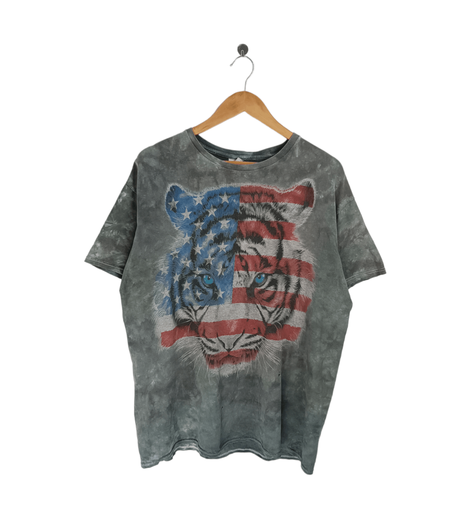 Other THRASHED FADED VINTAGE TIGER OF USA 4TH OF JULY INDEPENDENCE Size US L / EU 52-54 / 3 - 1 Thumbnail
