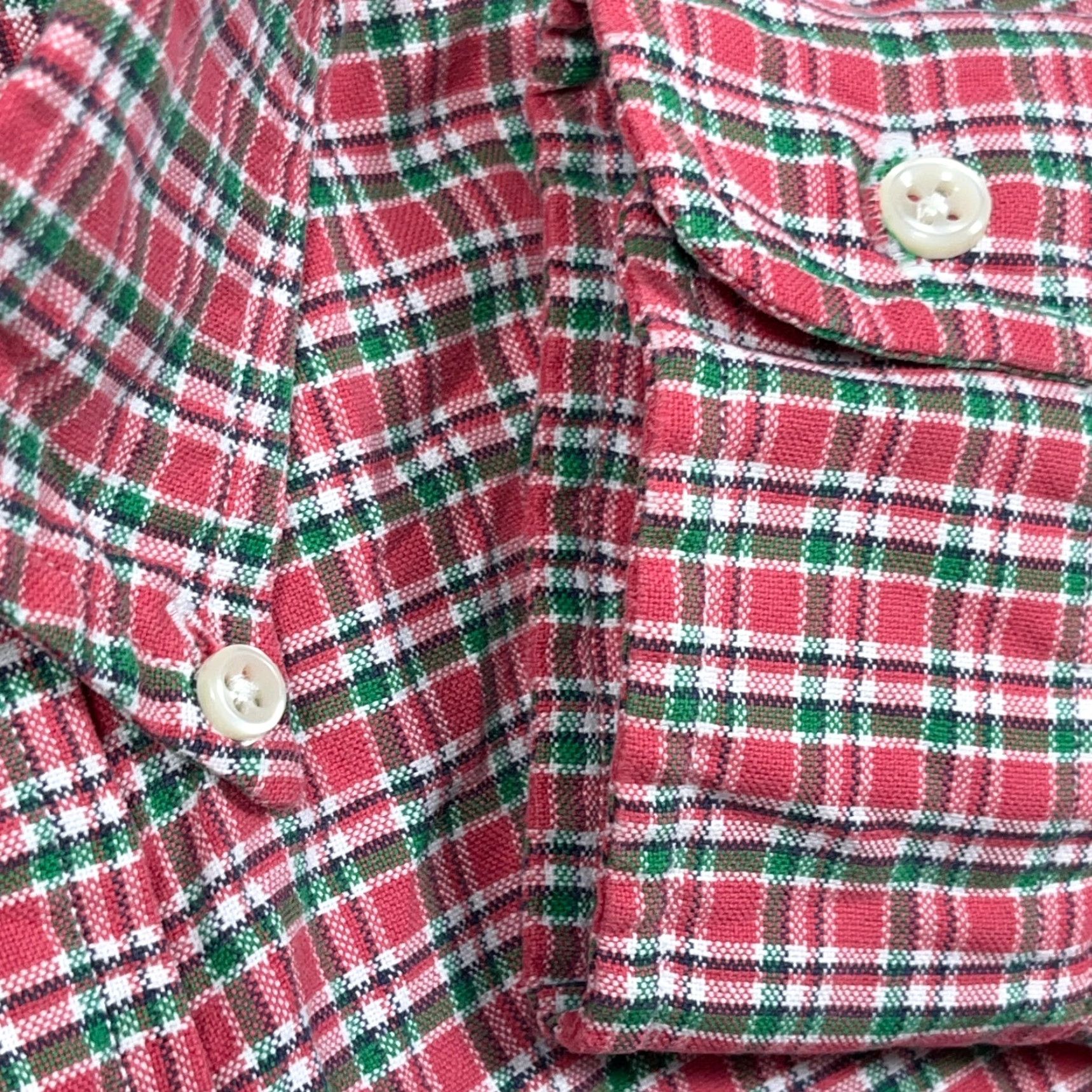 Ralph Lauren Ralph Lauren Shirt Men XL pink green Plaid Button-Up OCBD Mens Size US XL / EU 56 / 4 - 3 Thumbnail