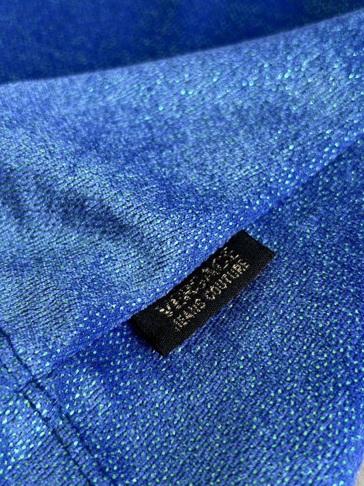 Versace × Vintage Versace Vintage Rare Glitter Top Shine 90s 80s Size M / US 6-8 / IT 42-44 - 8 Thumbnail