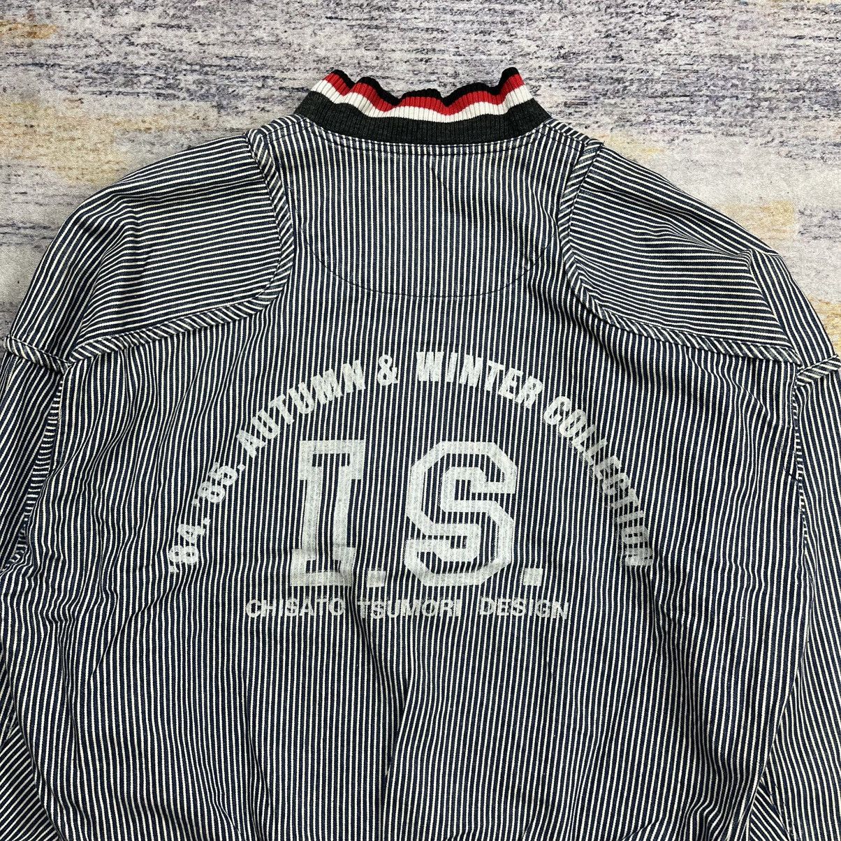 Issey Miyake Vintage Issey miyake AW 84-85 stripe hickory bomber jacket Size US M / EU 48-50 / 2 - 4 Thumbnail