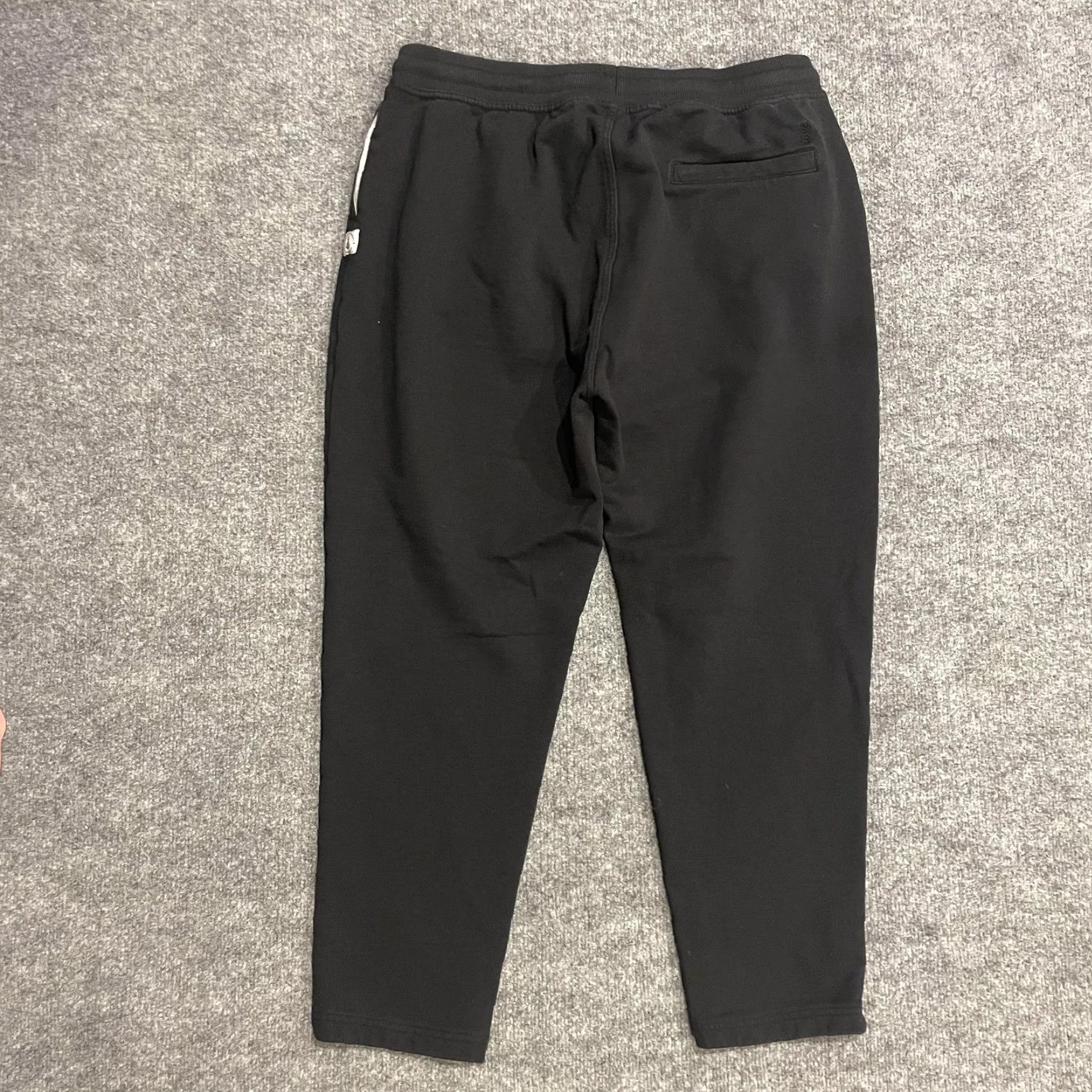 Chubbies Chubbies Mens Drawstring Sweatpants Jogger Black 2XL Elastic Waist Pockets Tapered Lounge Pants Vintage No Size US 39 - 2 Thumbnail