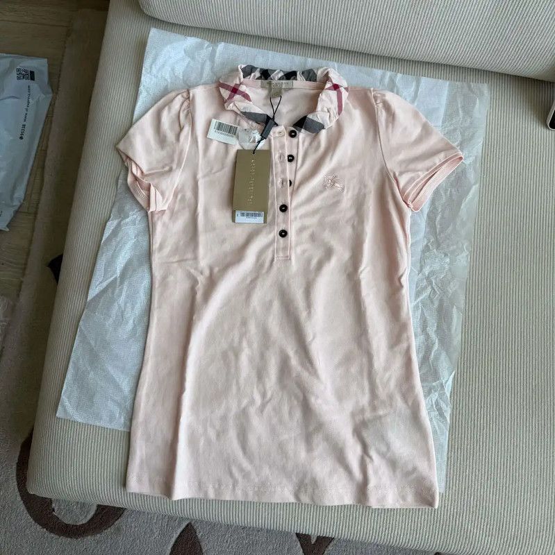 Burberry Burberry Pink Short Sleeve Logo Tee Size XS / US 0-2 / IT 36-38 - 1 Thumbnail