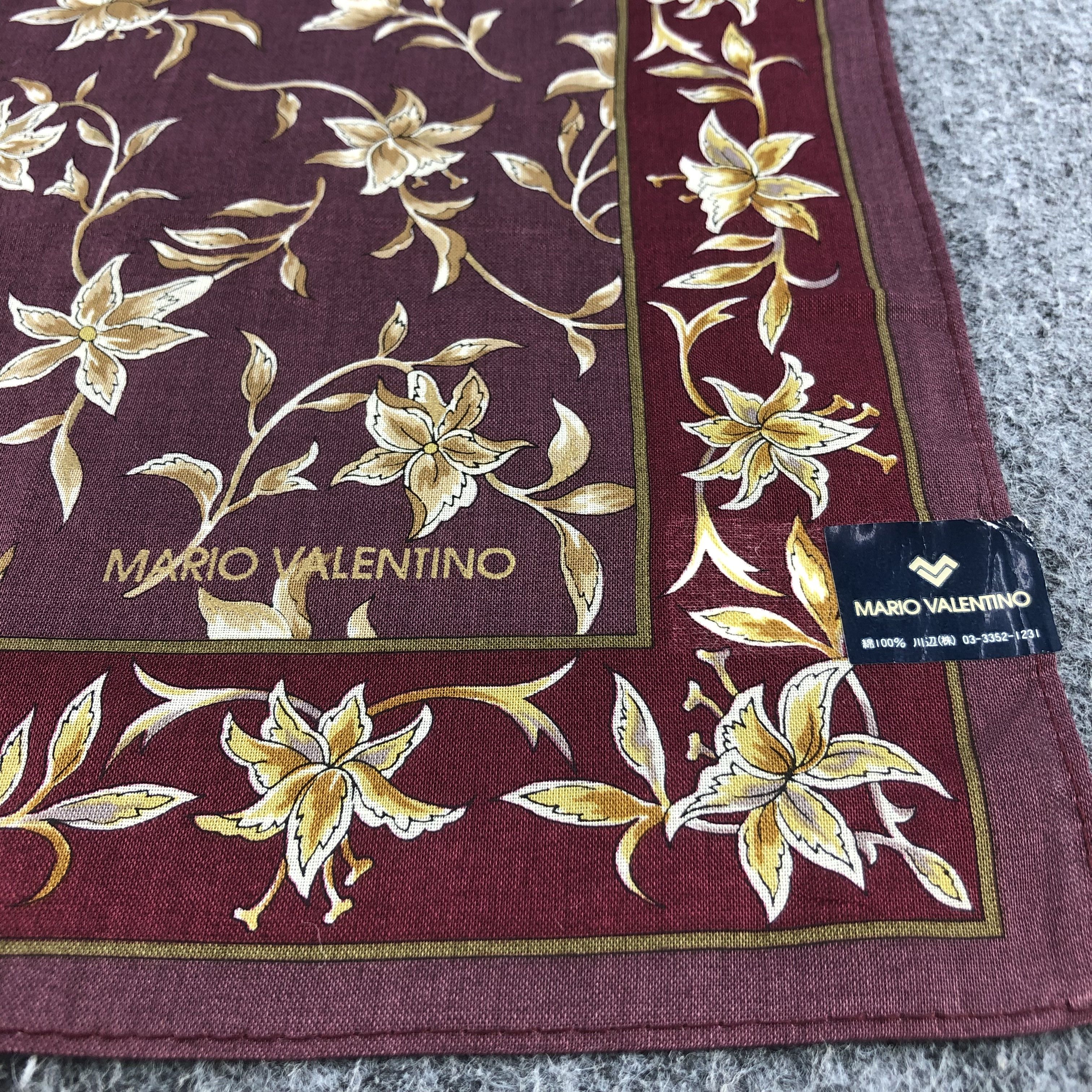 Mario Valentino Mario Valentino Handkerchief Neckerchief Bandana H1349 Size ONE SIZE - 3 Thumbnail
