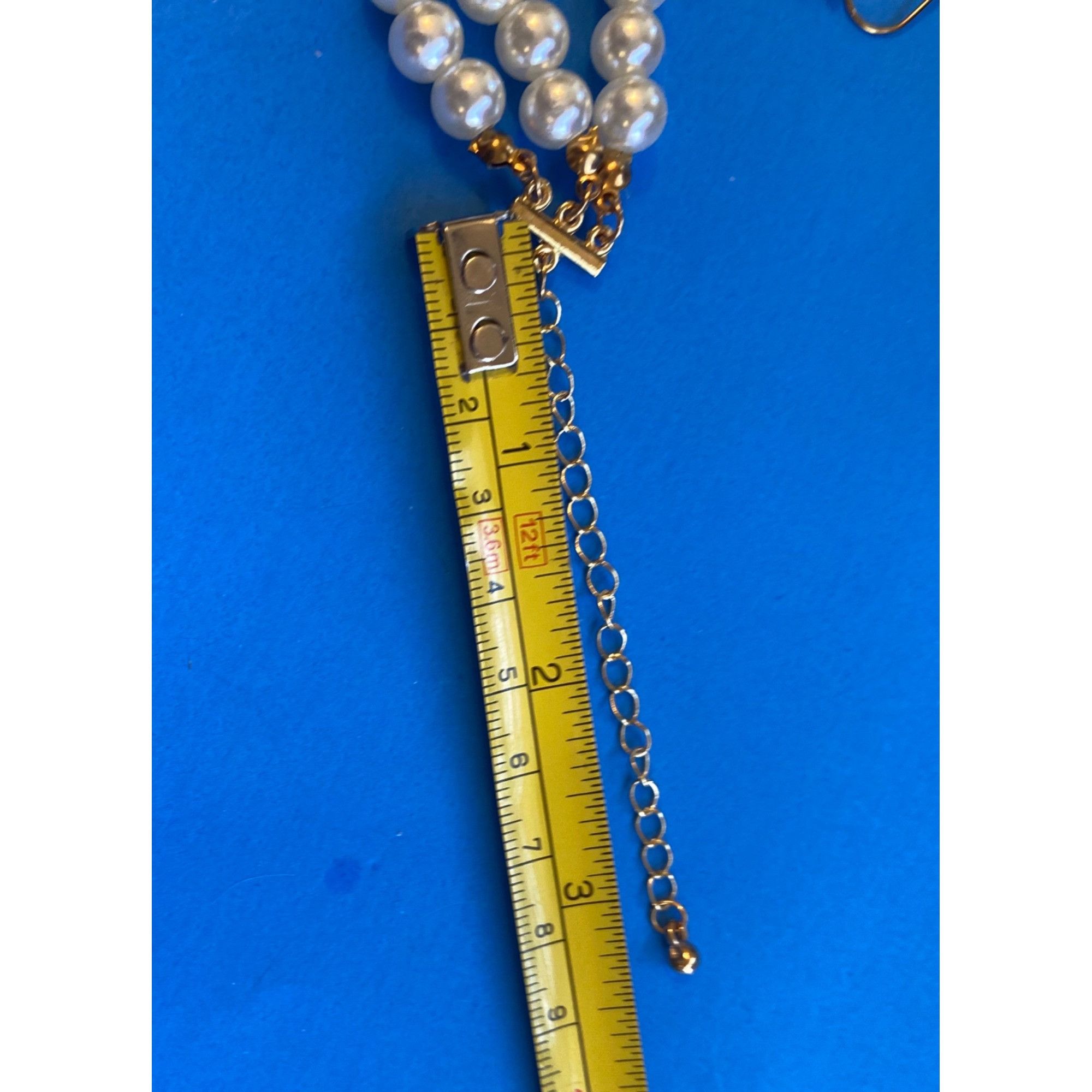 Other Faux Pearl 3pc Set W/Necklace,Bracelet&Earrings Goldtone&Cry Size ONE SIZE - 15 Thumbnail