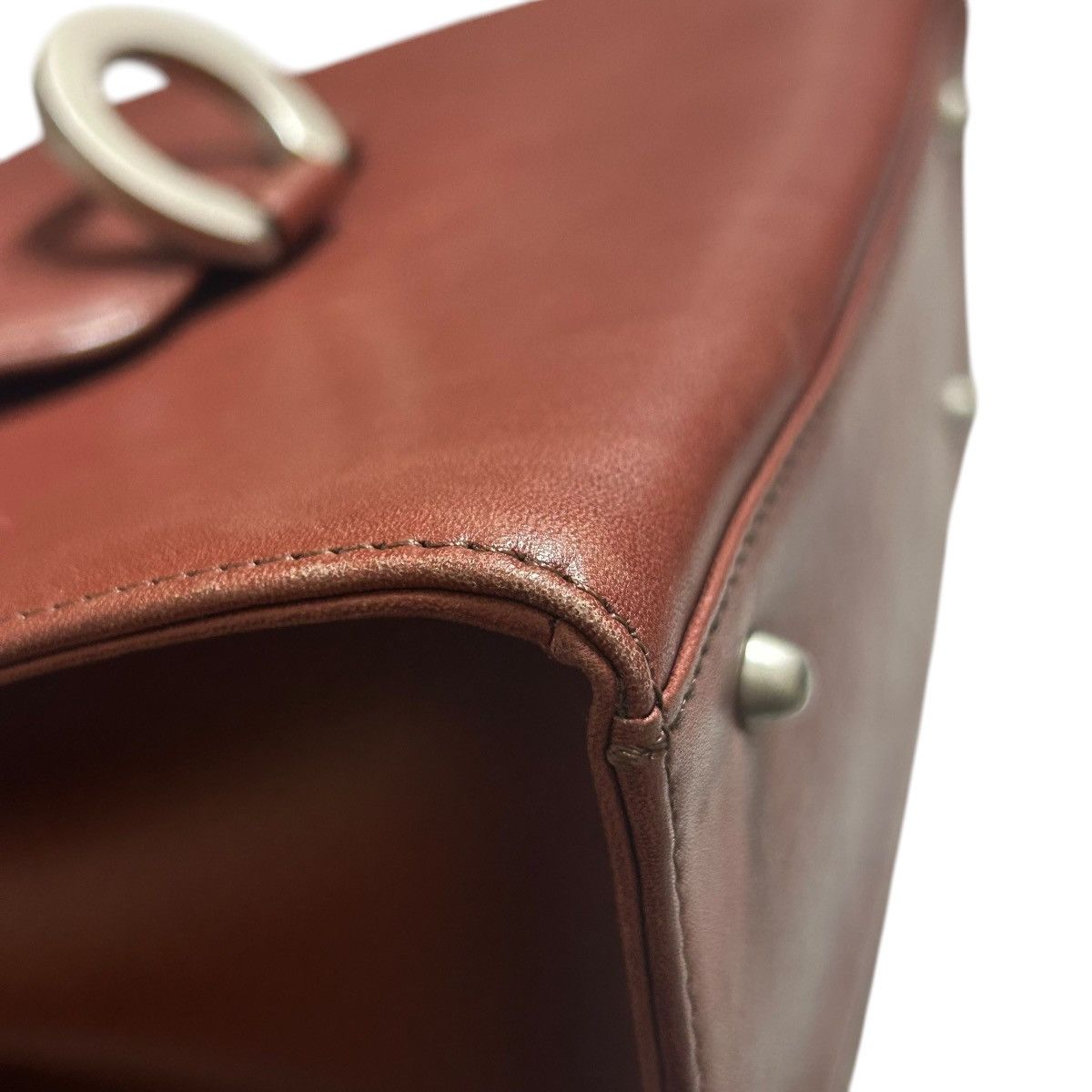 Yohji Yamamoto 238 90s vintage Yohji Yamamoto Y'SACCS 2way leather bag Size ONE SIZE - 8 Thumbnail