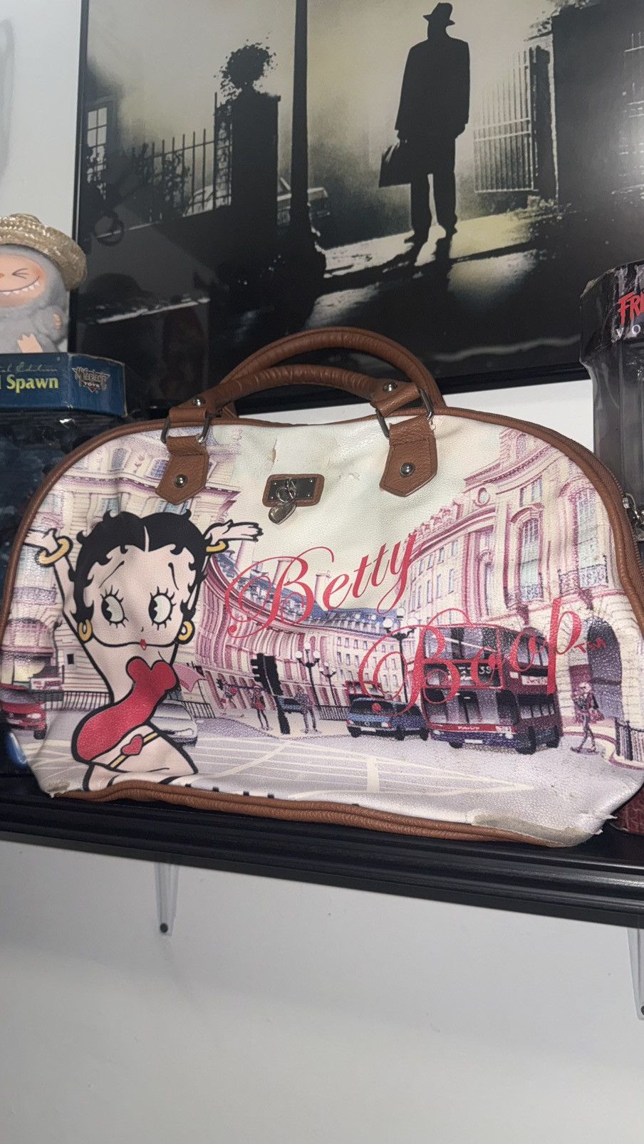 Japanese Brand × Vintage Vintage / Y2K 2000s Betty Boop London All Over Print Purse Size ONE SIZE - 2 Thumbnail