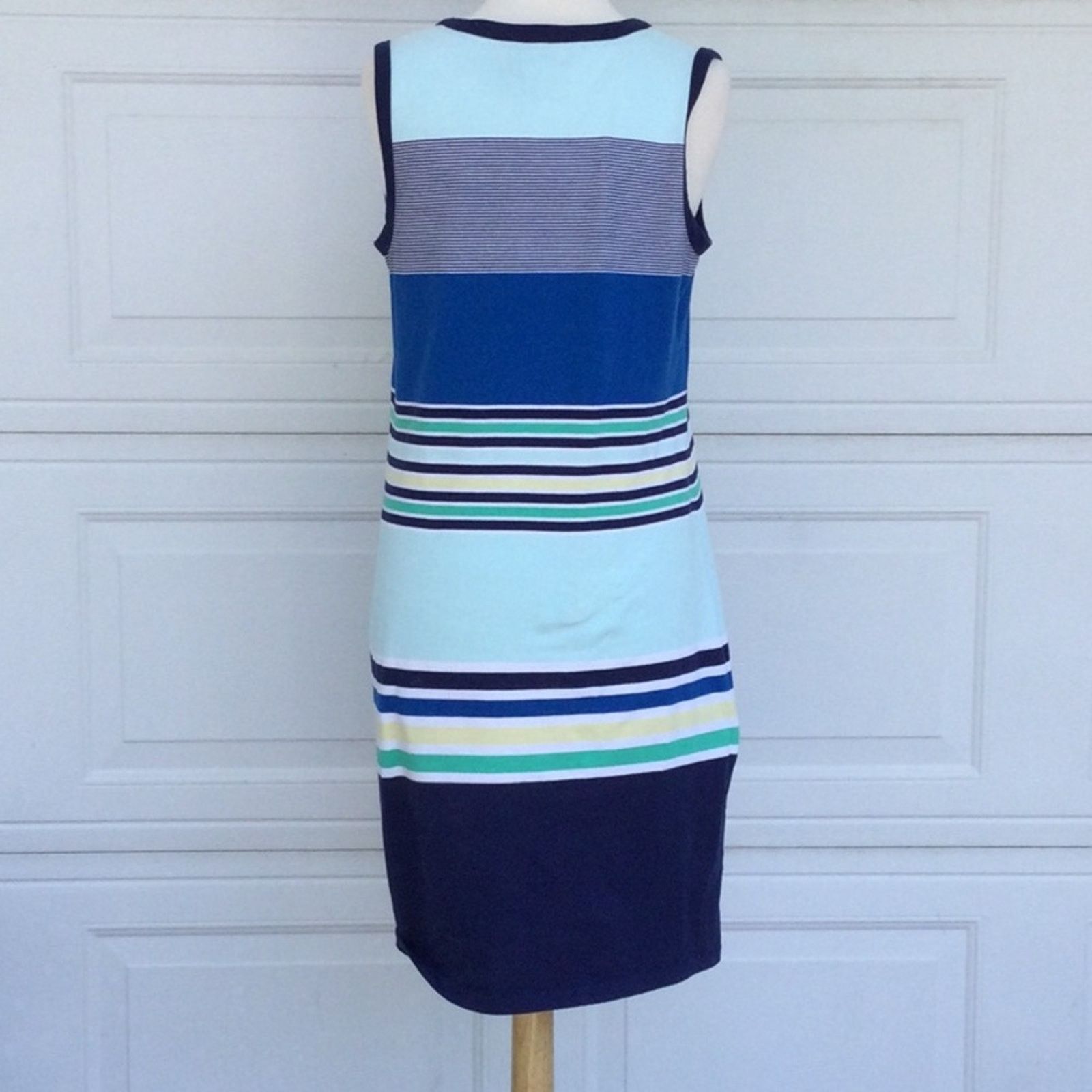 Other Liz Claiborne Weekend Stripe Sleeveless Midi Dress Size LT Size L / US 10 / IT 46 - 7 Thumbnail