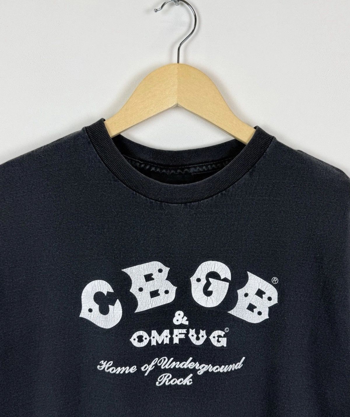 Vintage Vintage CBGB Omfug Home of Underground Rock T-Shirt Gray Top Size US M / EU 48-50 / 2 - 2 Thumbnail
