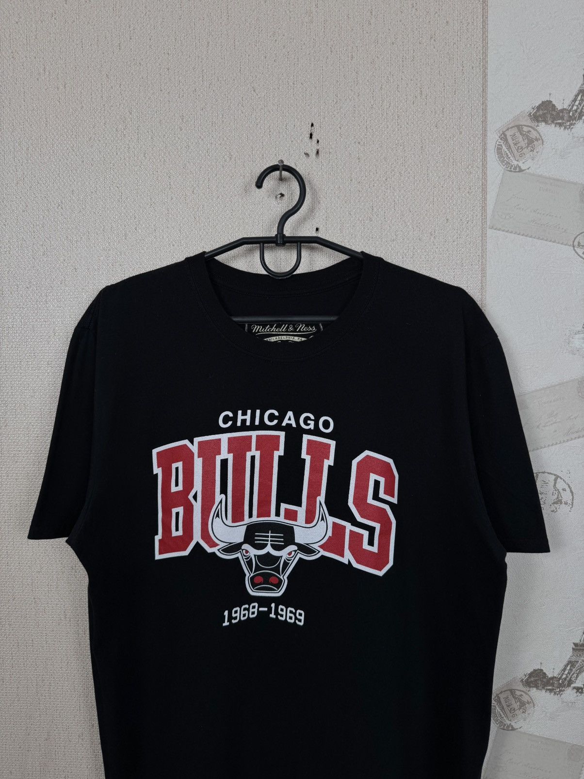 Mitchell & Ness Chicago Bull T shirt Mitchel & Ness Basketball Black L Size US L / EU 52-54 / 3 - 6 Thumbnail