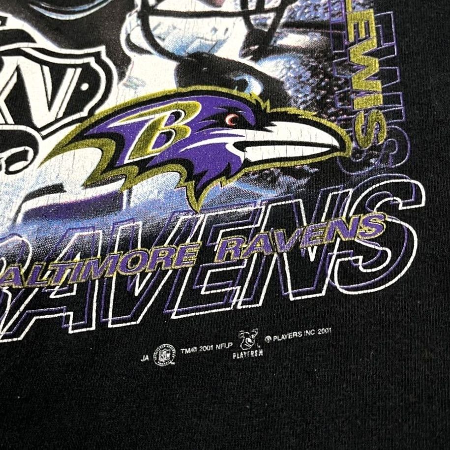 Vintage Vintage NYC Giants Jason Sehorn Super Bowl XXXV 35 Shirt Mens 3XL Ray Lewis - Graphic Print Size US XXL / EU 58 / 5 - 3 Thumbnail