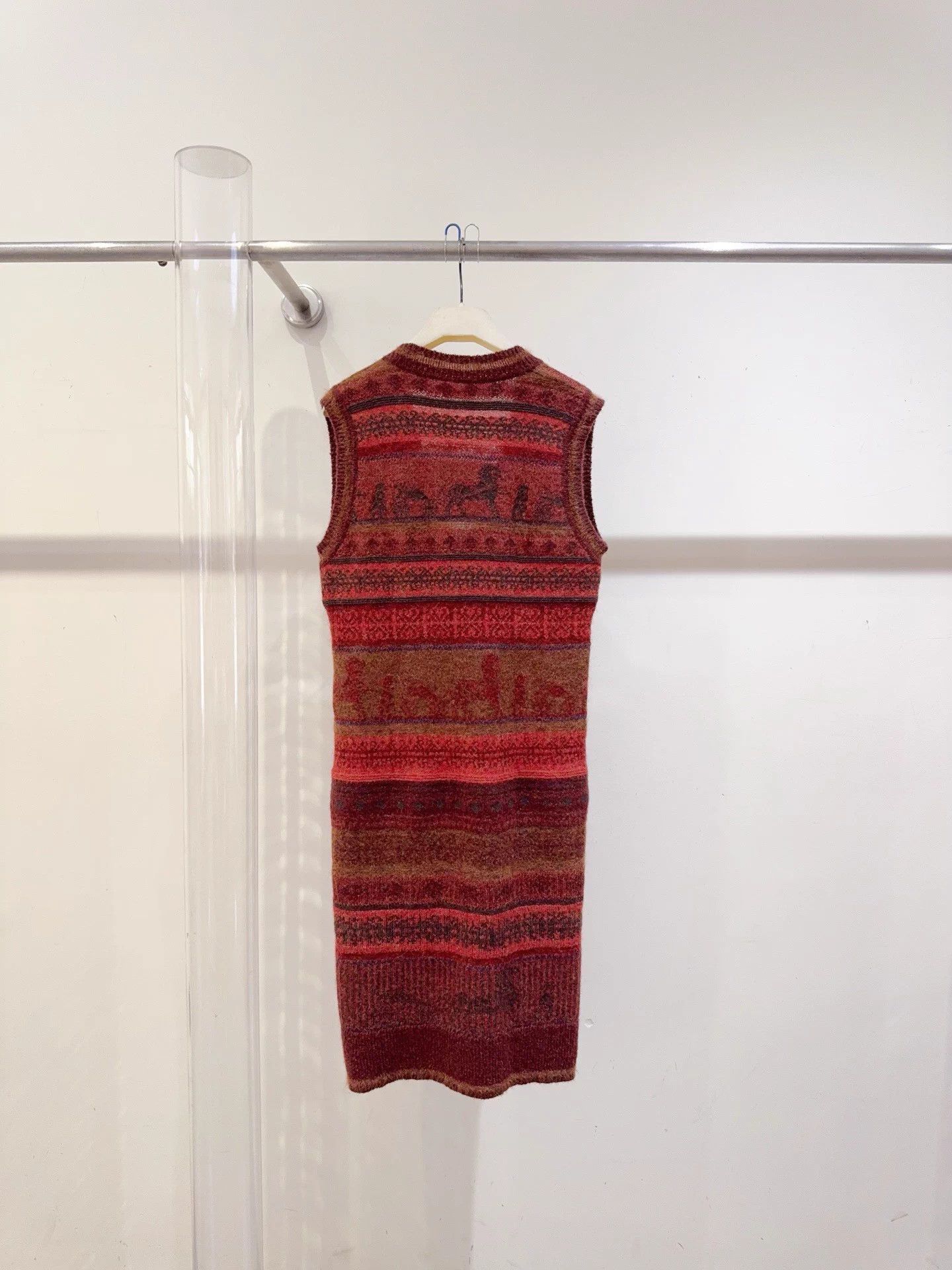 Hermes Hermes Cashmere Dress 36 (Bust 86-96, Length 95) Size XS / US 0-2 / IT 36-38 - 6 Thumbnail