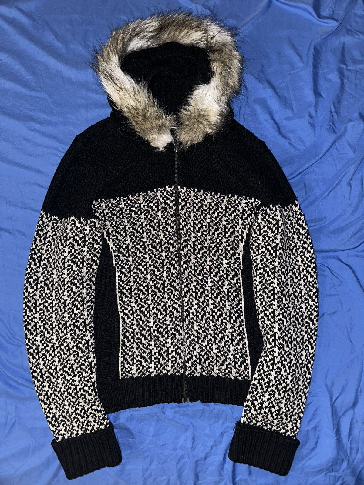 00s archive L.G.B. hoodie knit cap y2k