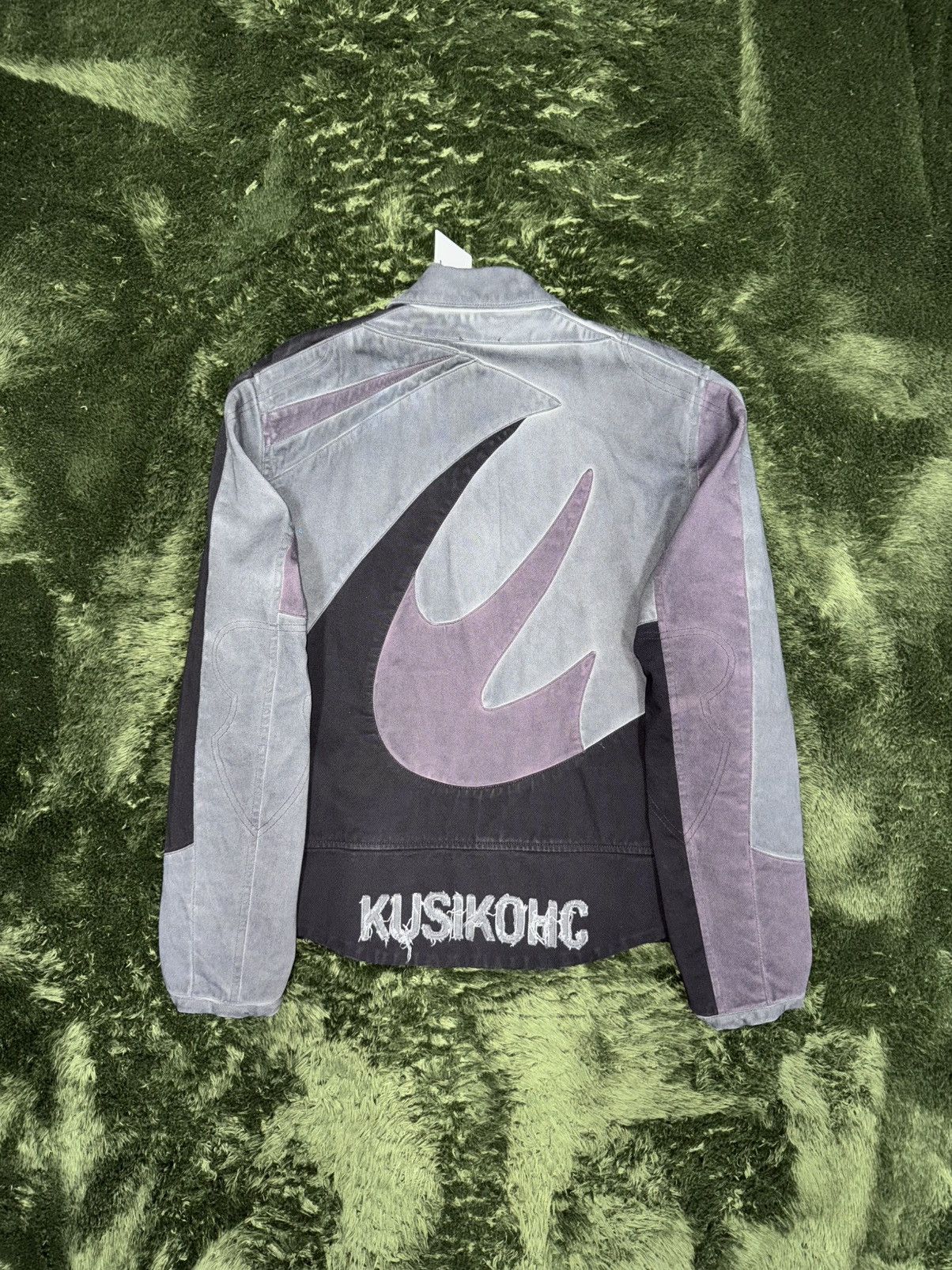 Kusikohc [48] KUSIKOHC multi color rider blazer jacket washed gray Size US L / EU 52-54 / 3 - 8 Thumbnail