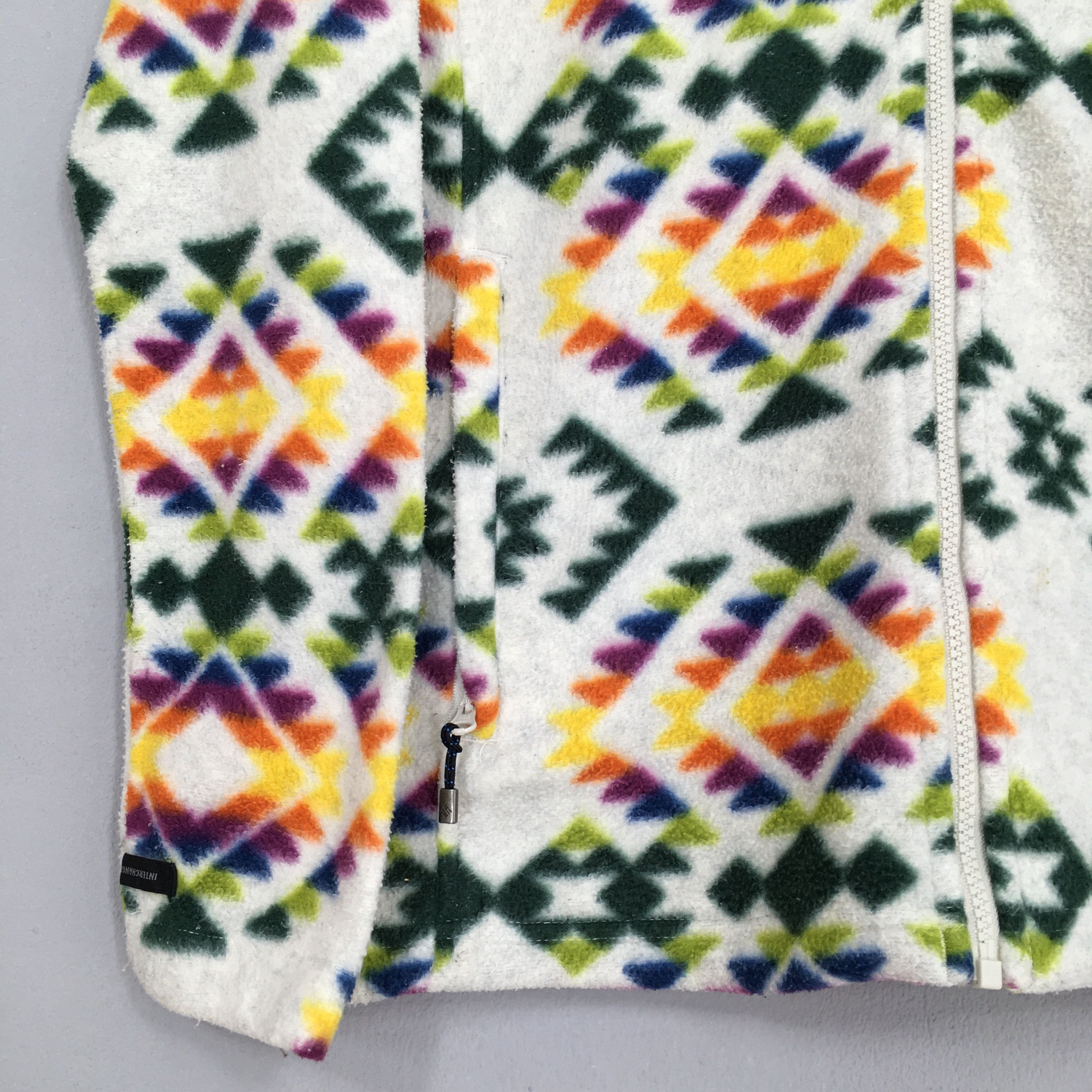 Columbia Columbia Aztec Navajo Tribal Deep Pile Fleece Sweater Large Size US L / EU 52-54 / 3 - 3 Thumbnail