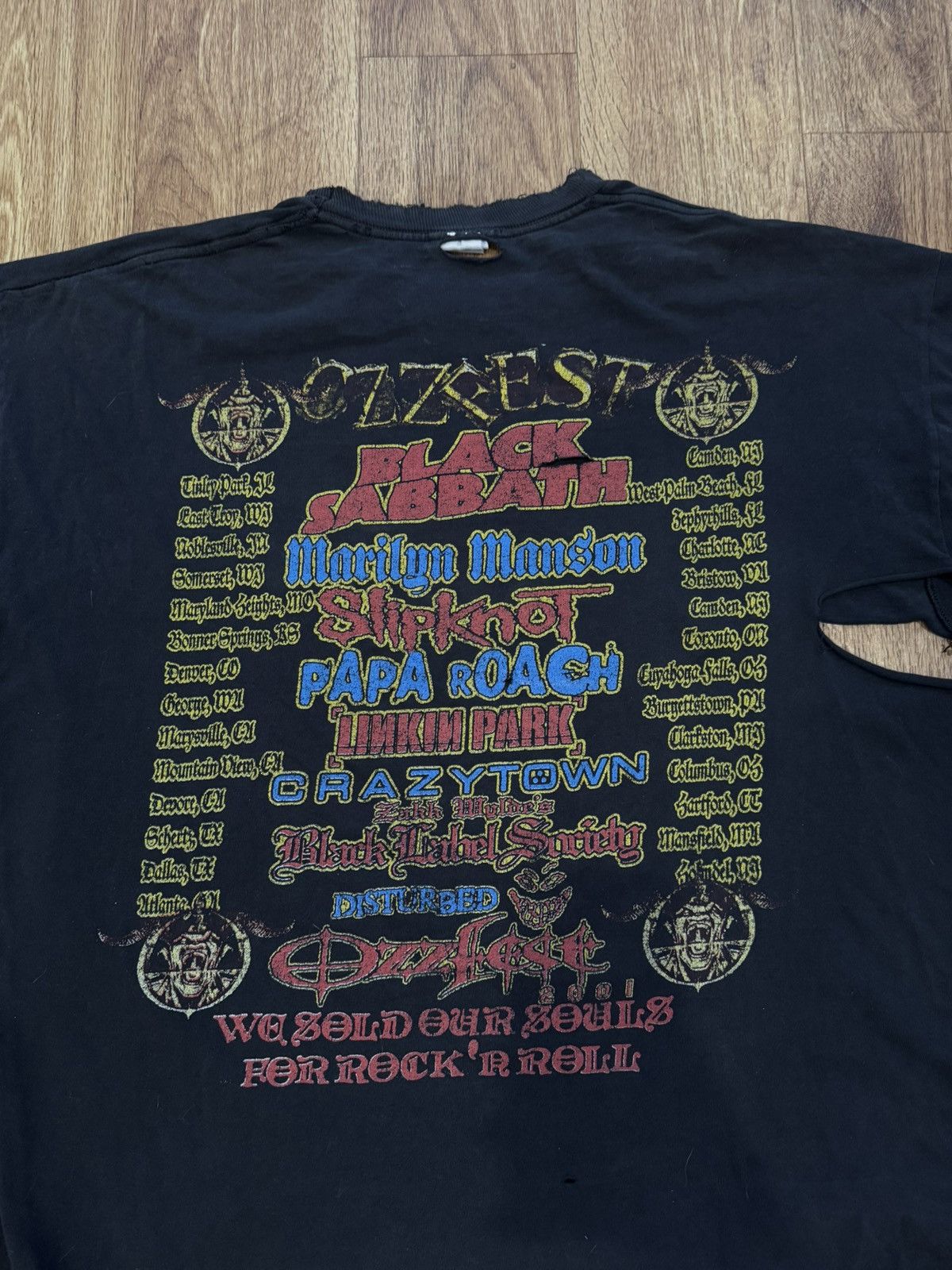 Ozzy Osbourne × Vintage Ozzfest 01’ Single Stich Size US XL / EU 56 / 4 - 5 Thumbnail