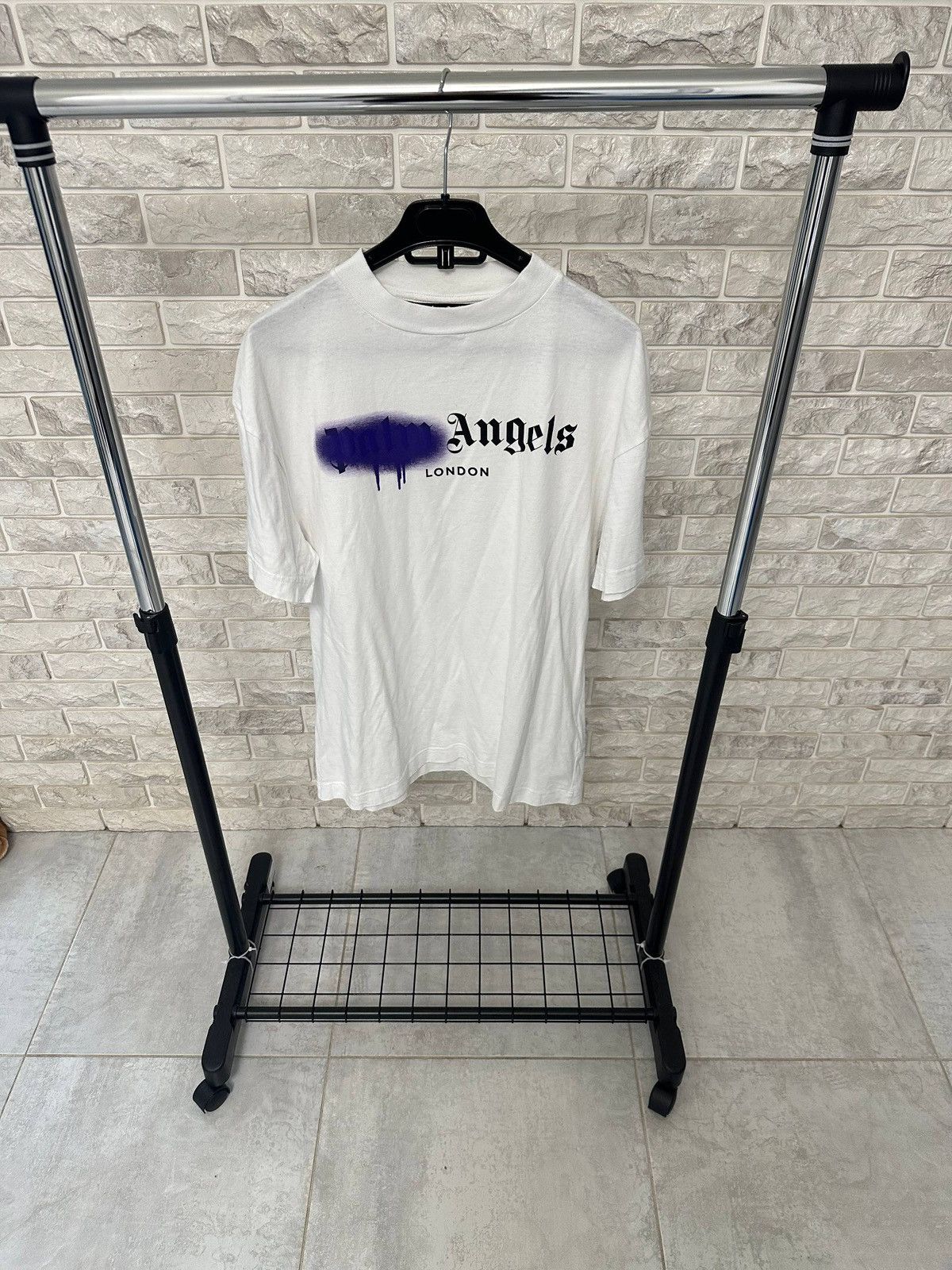 Palm Angels Palm Angels Sprayed T-shirt Size US M / EU 48-50 / 2 - 1 Thumbnail