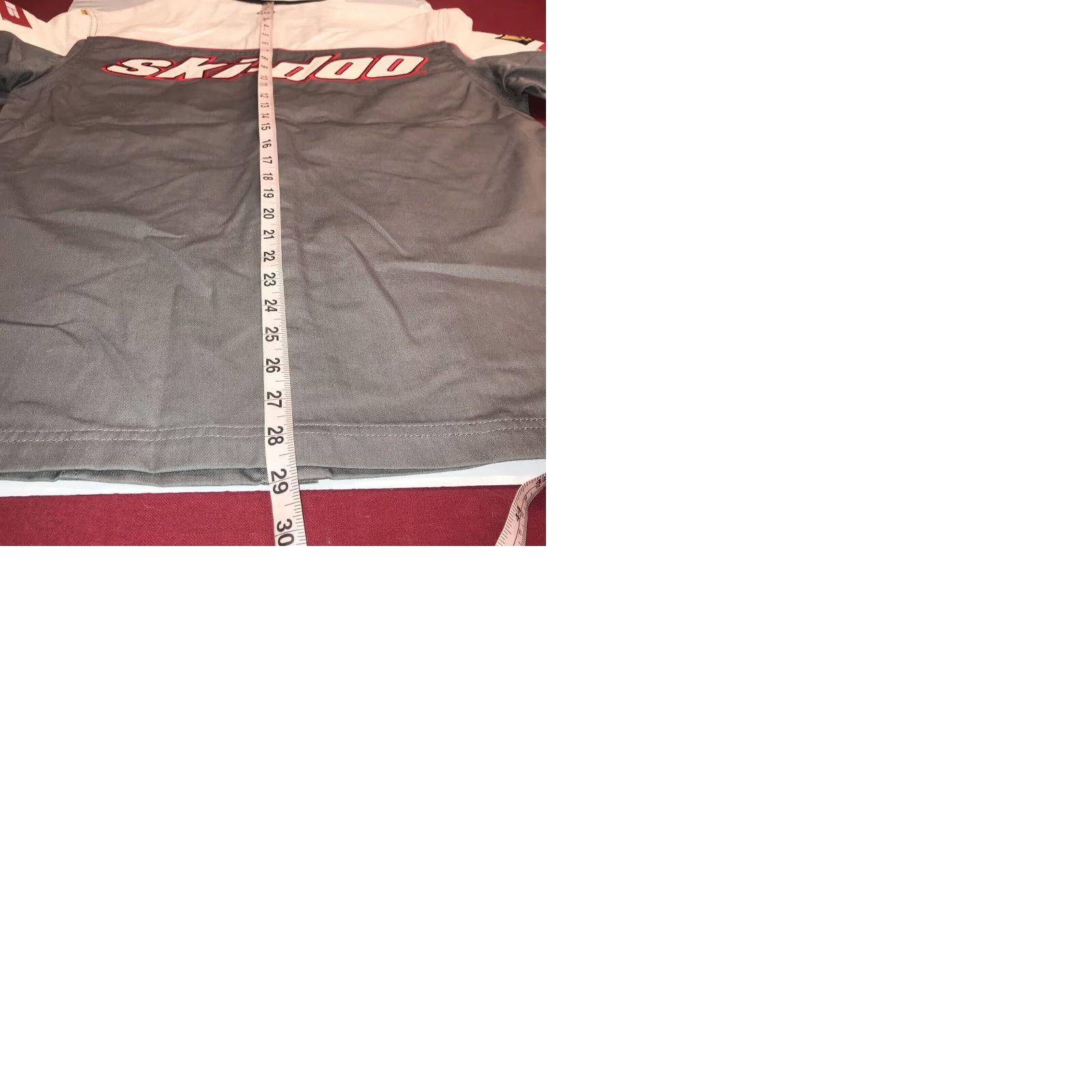 Vintage SKI-DOO Racing Button SHIRT ROTAX Bombardier Team White Gray ZIP OFF sleeves NEW Mens Small Button-Up Shirt Size US S / EU 44-46 / 1 - 9 Thumbnail