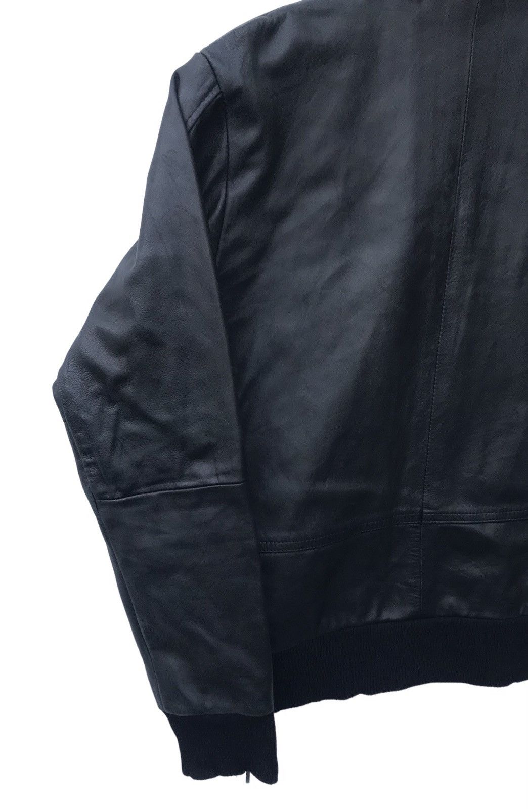 Japanese Brand Japan Designer Shimokitazawa Ringo Leather Jacket Size US S / EU 44-46 / 1 - 11 Thumbnail