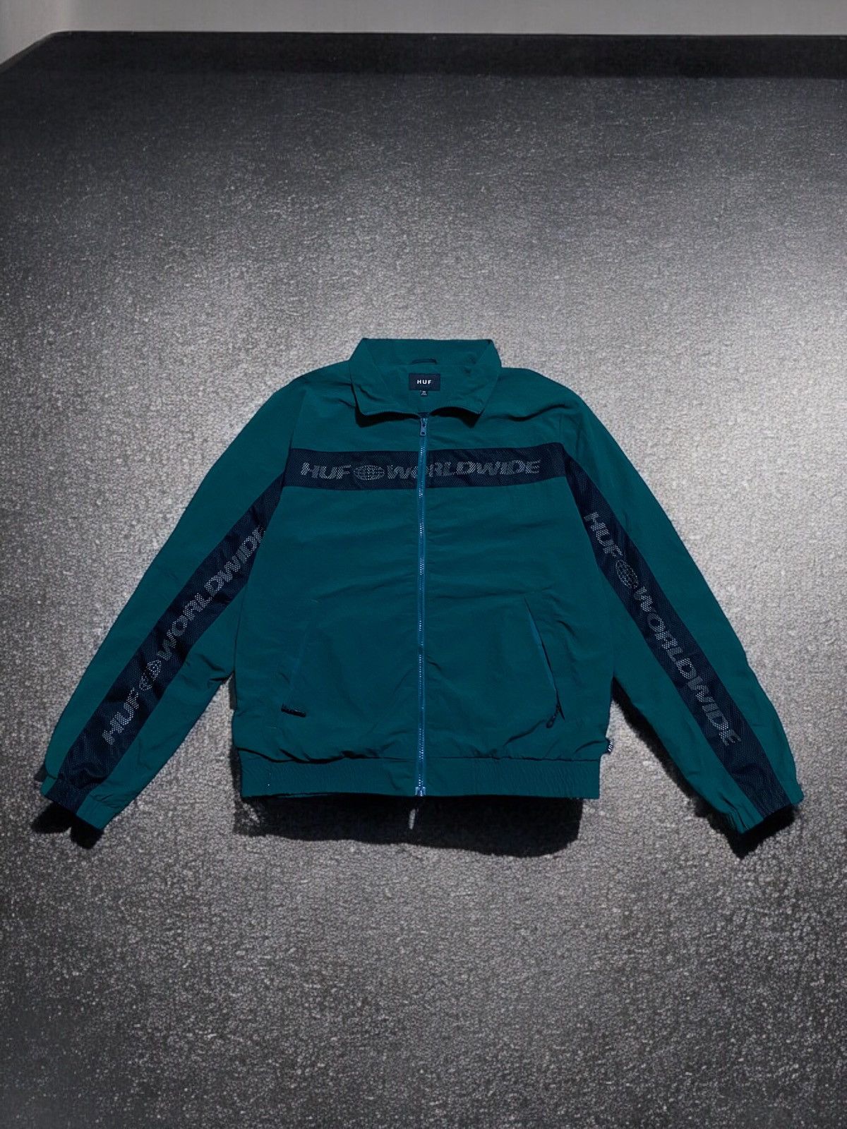 Huf Huf Marathon Track Jacket Reflective Size US M / EU 48-50 / 2 - 2 Thumbnail